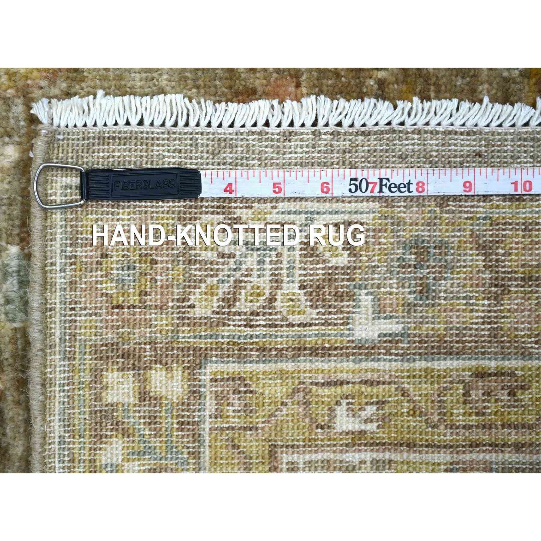 Oushak-And-Peshawar-Hand-Knotted-Rug-114005