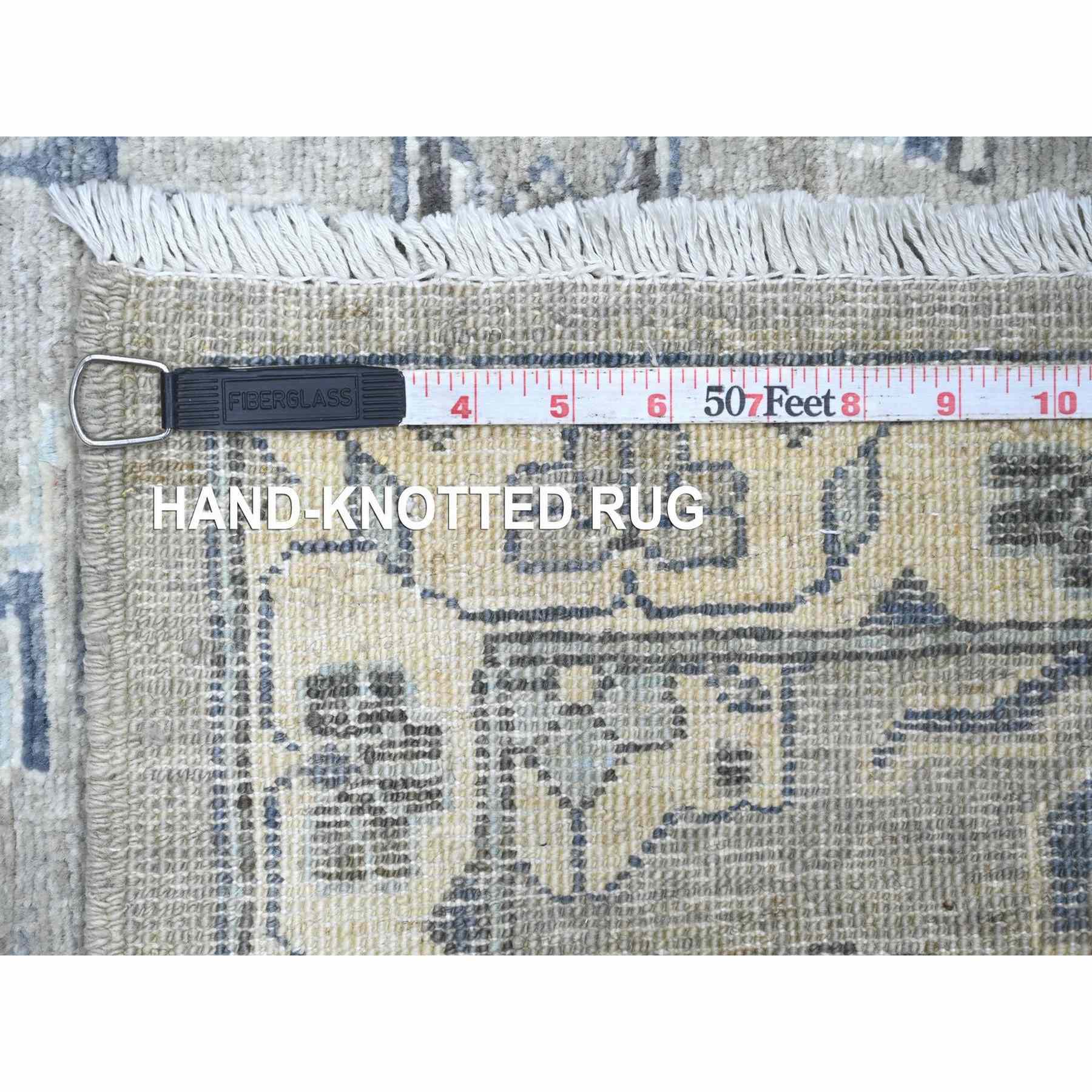 Oushak-And-Peshawar-Hand-Knotted-Rug-114010