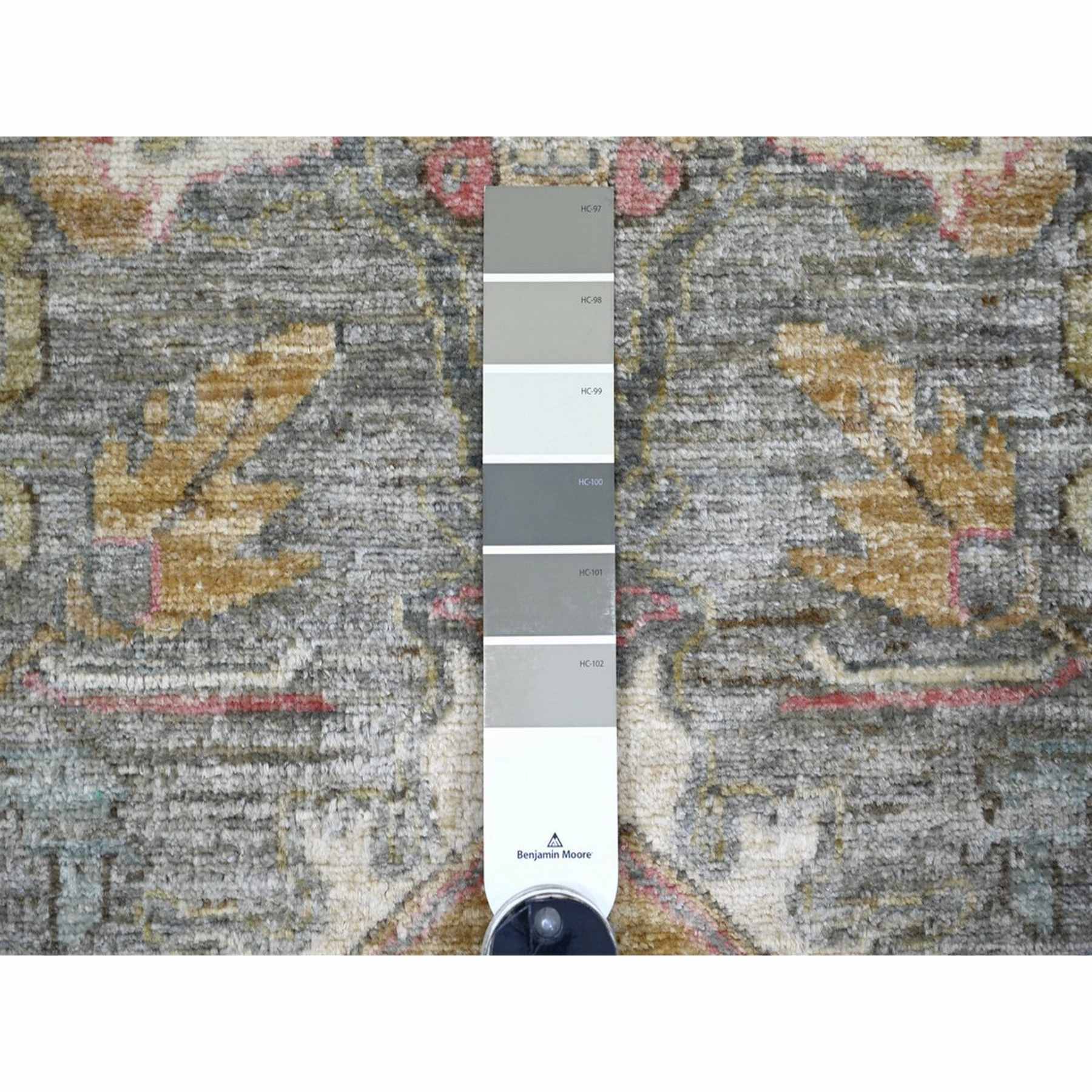 Oushak-And-Peshawar-Hand-Knotted-Rug-114015