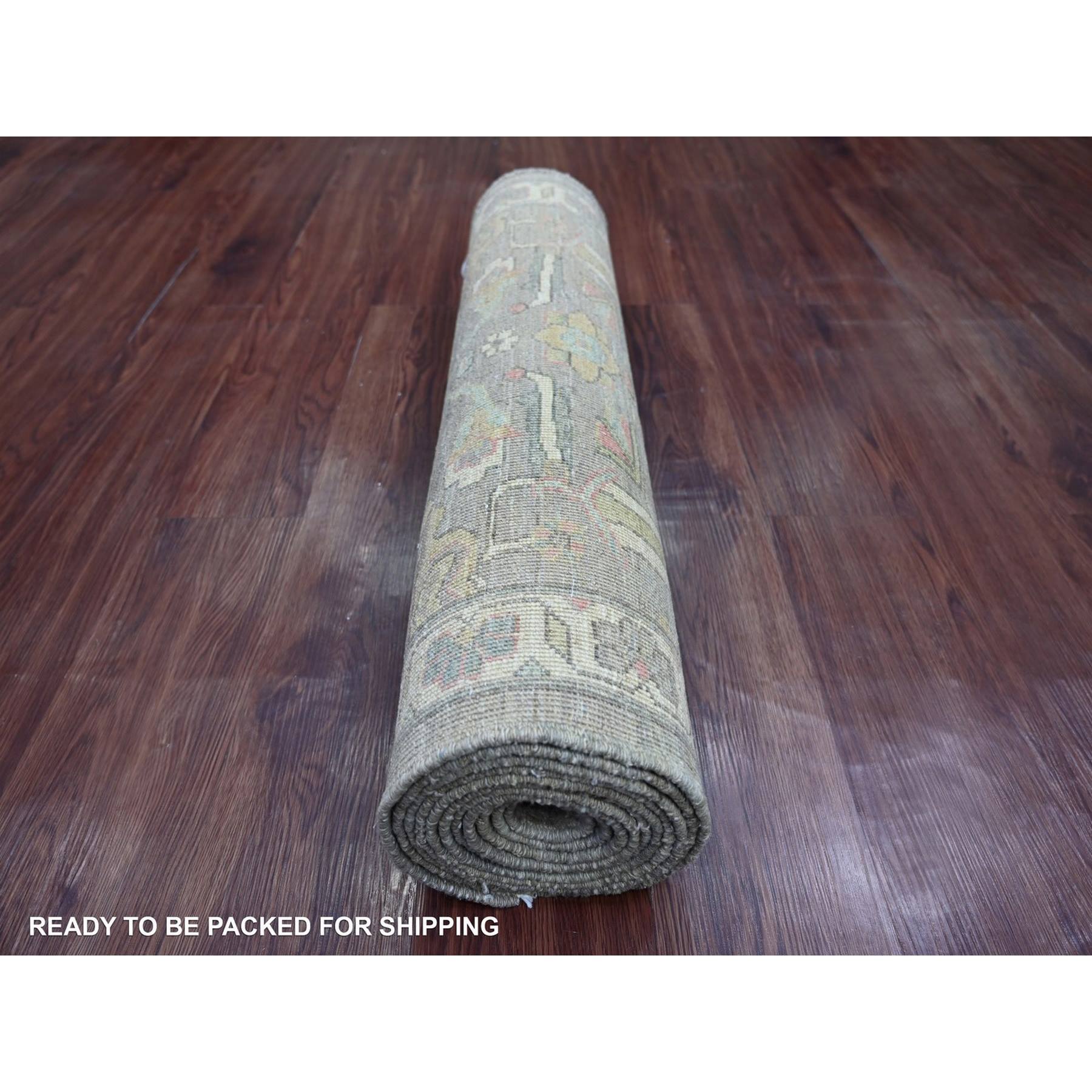 Oushak-And-Peshawar-Hand-Knotted-Rug-114015