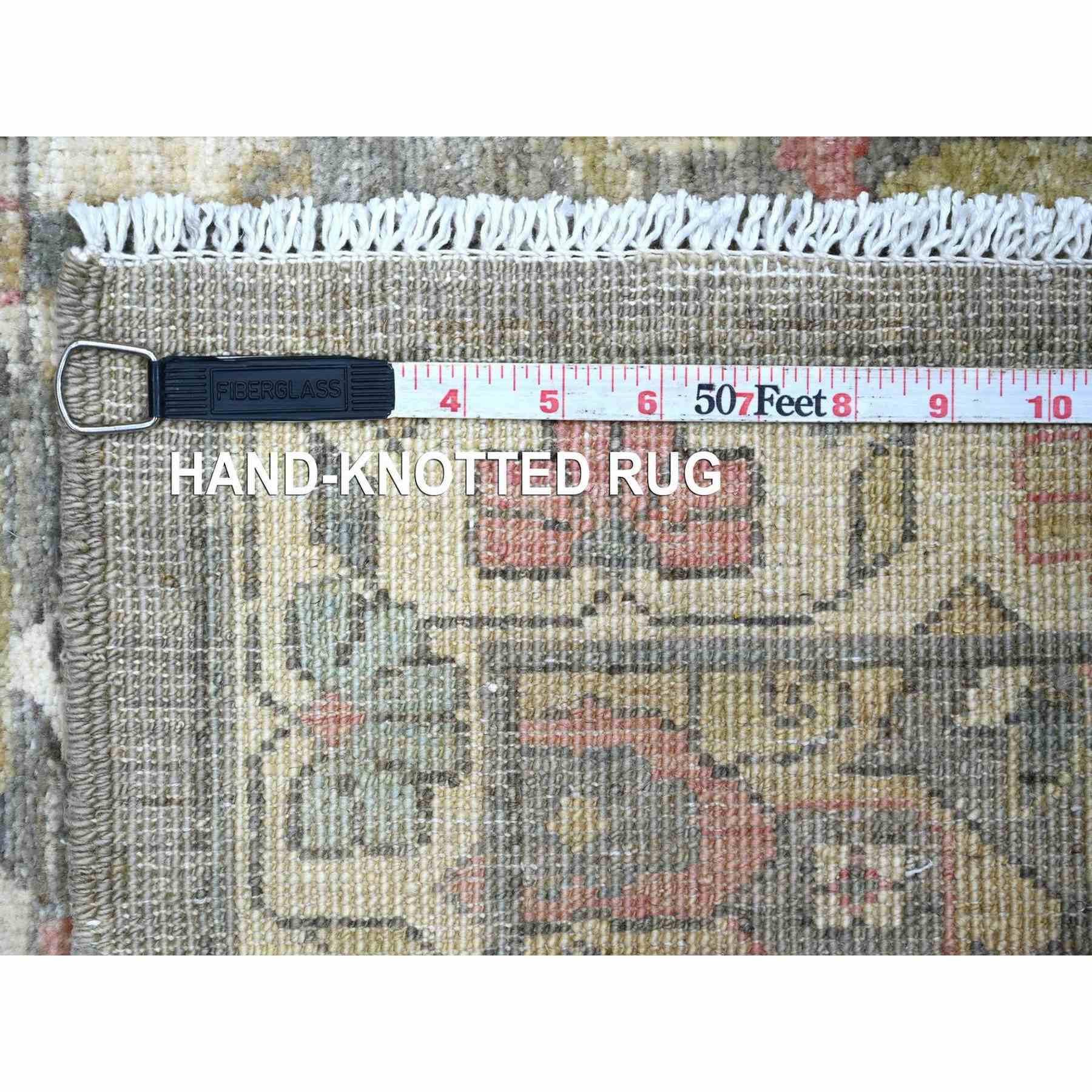 Oushak-And-Peshawar-Hand-Knotted-Rug-114015