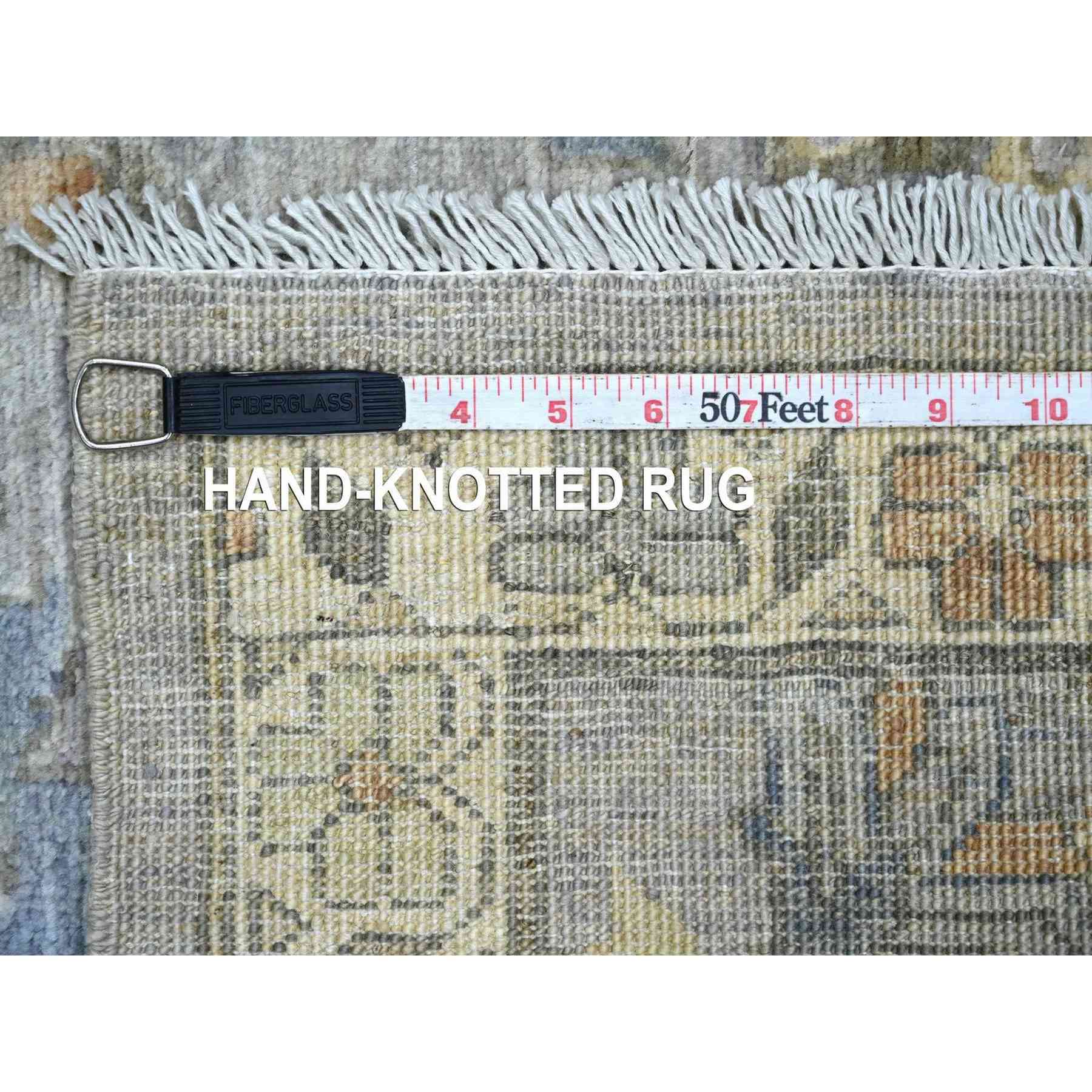 Oushak-And-Peshawar-Hand-Knotted-Rug-114020