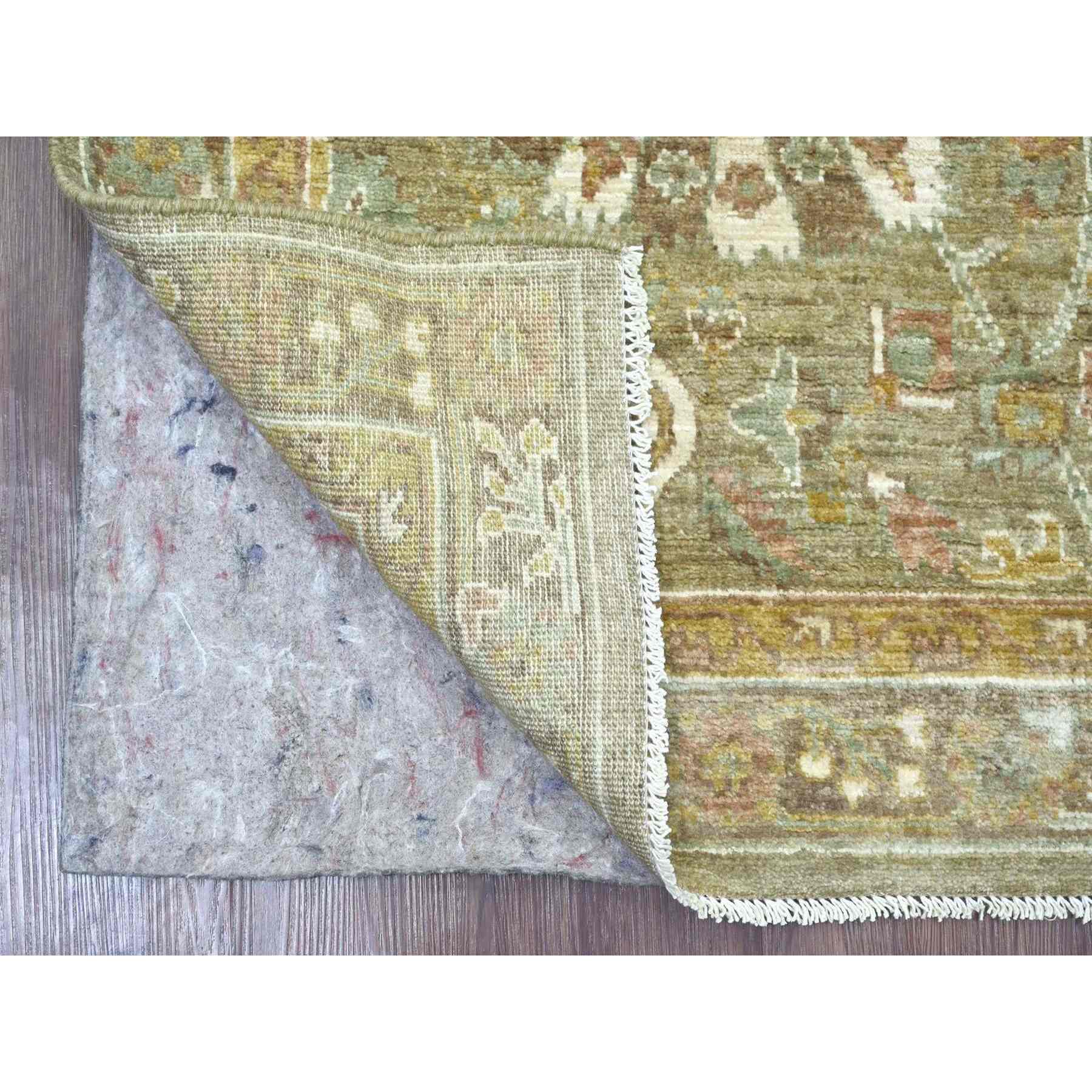 Oushak-And-Peshawar-Hand-Knotted-Rug-114025