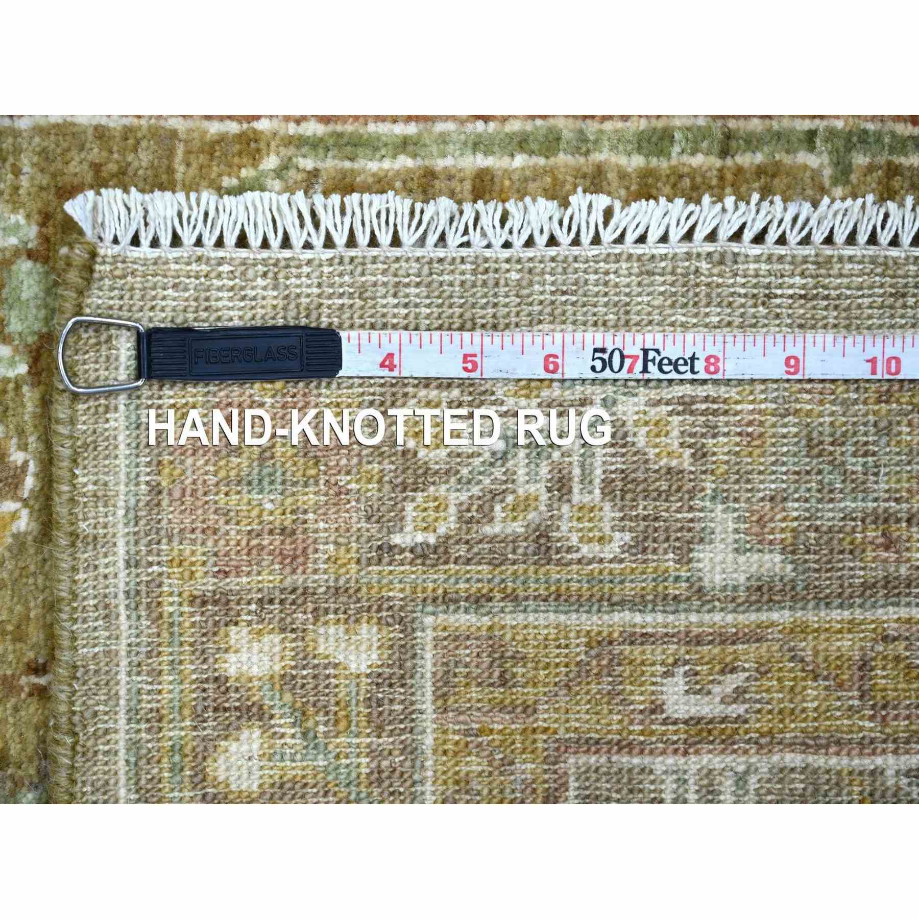 Oushak-And-Peshawar-Hand-Knotted-Rug-114025