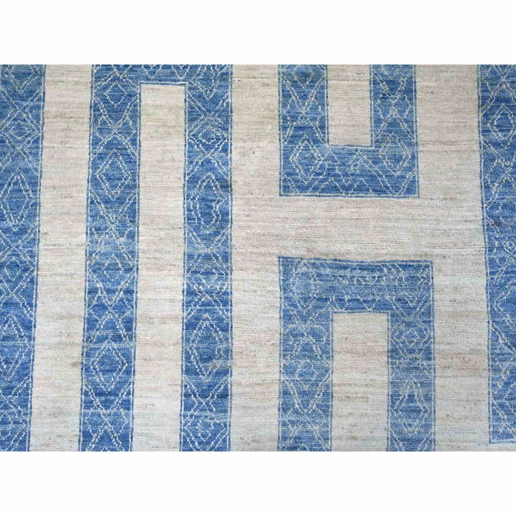 Oushak-And-Peshawar-Hand-Knotted-Rug-114050