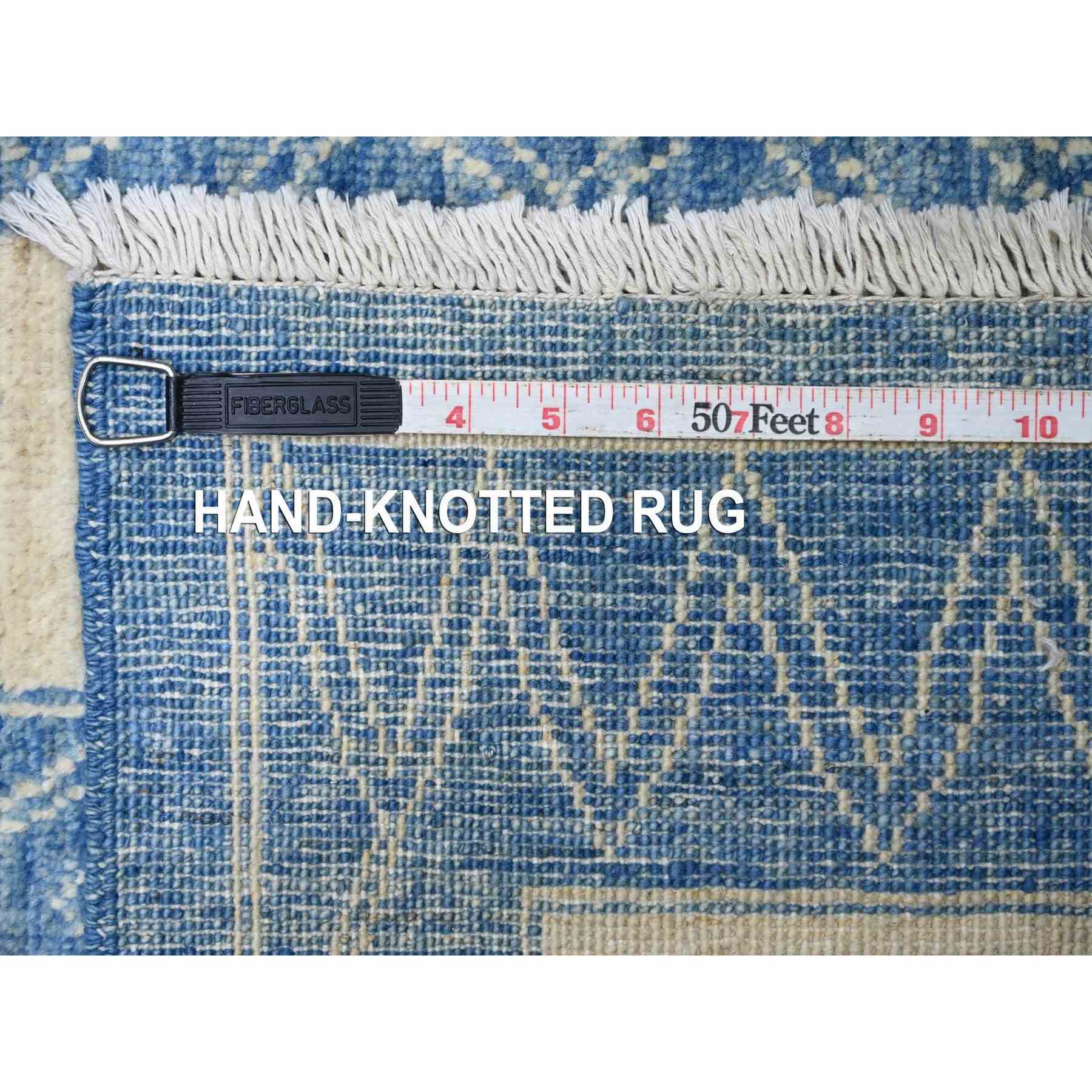 Oushak-And-Peshawar-Hand-Knotted-Rug-114050