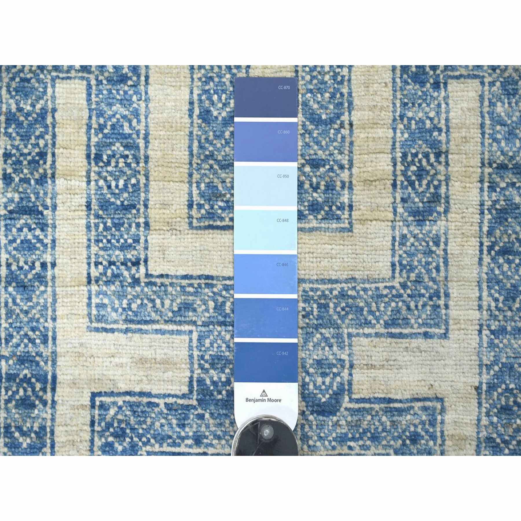 Oushak-And-Peshawar-Hand-Knotted-Rug-114055