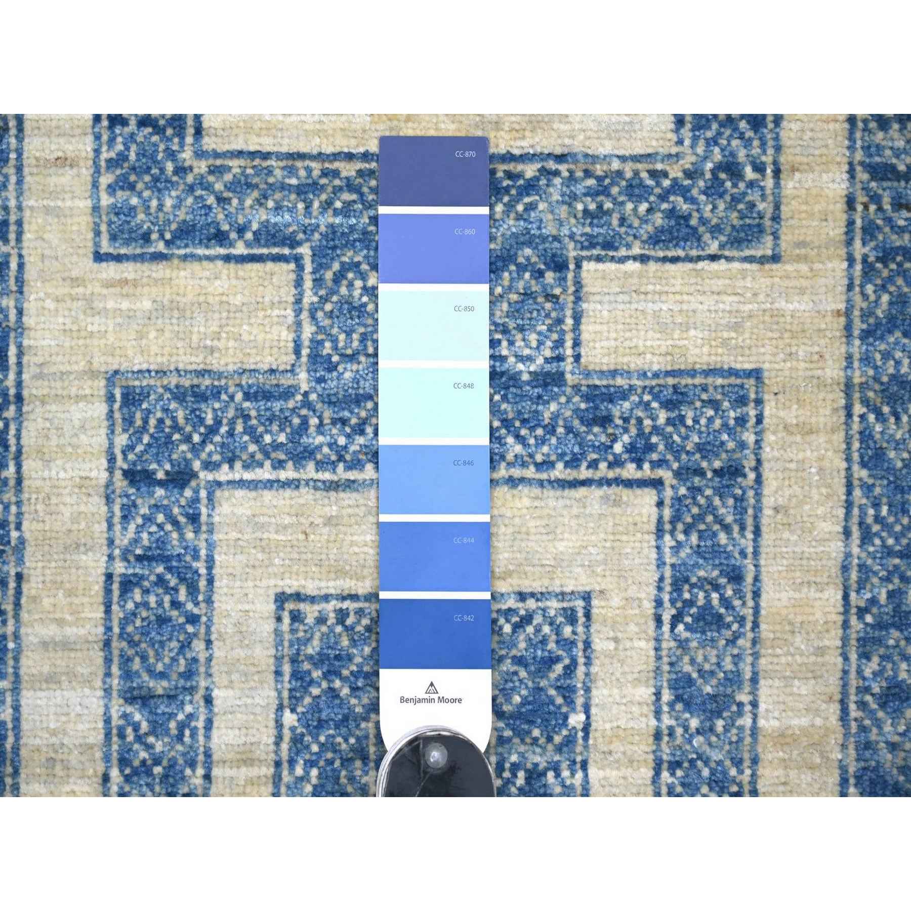 Oushak-And-Peshawar-Hand-Knotted-Rug-114065