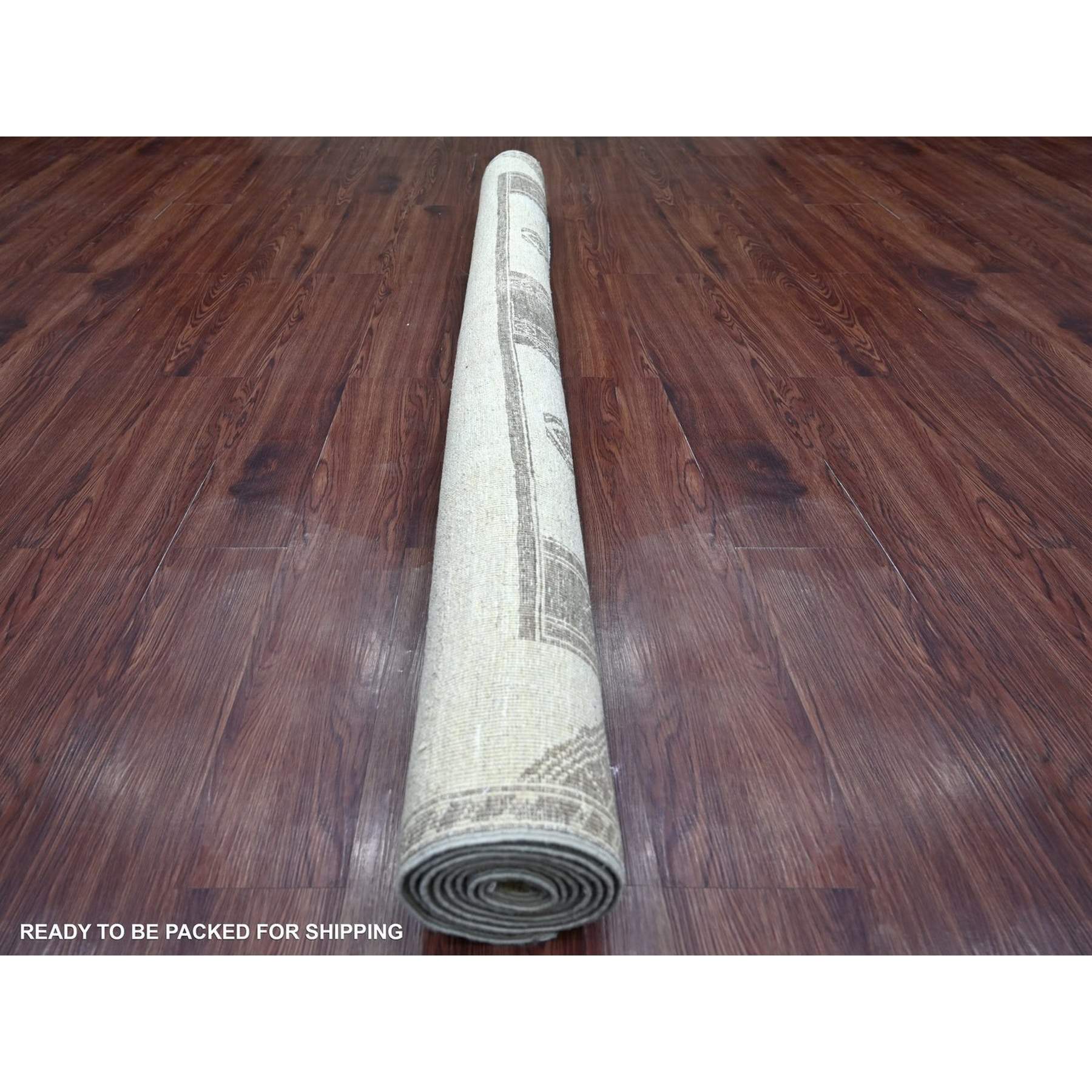 Oushak-And-Peshawar-Hand-Knotted-Rug-114070