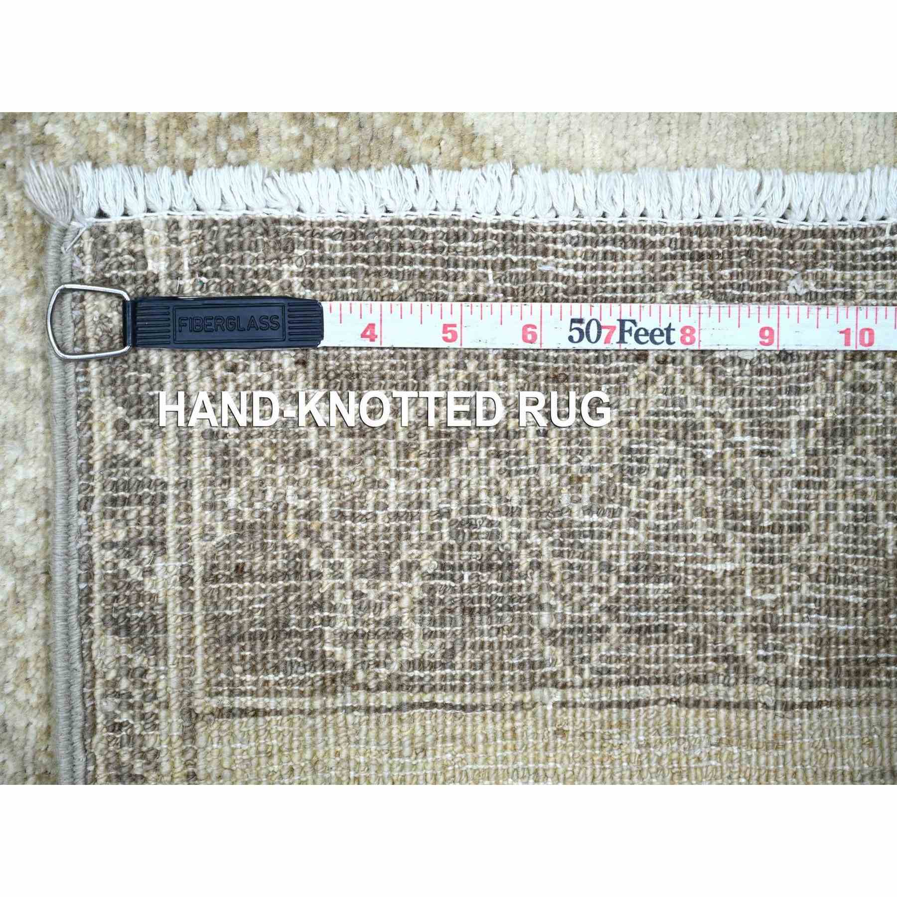 Oushak-And-Peshawar-Hand-Knotted-Rug-114070