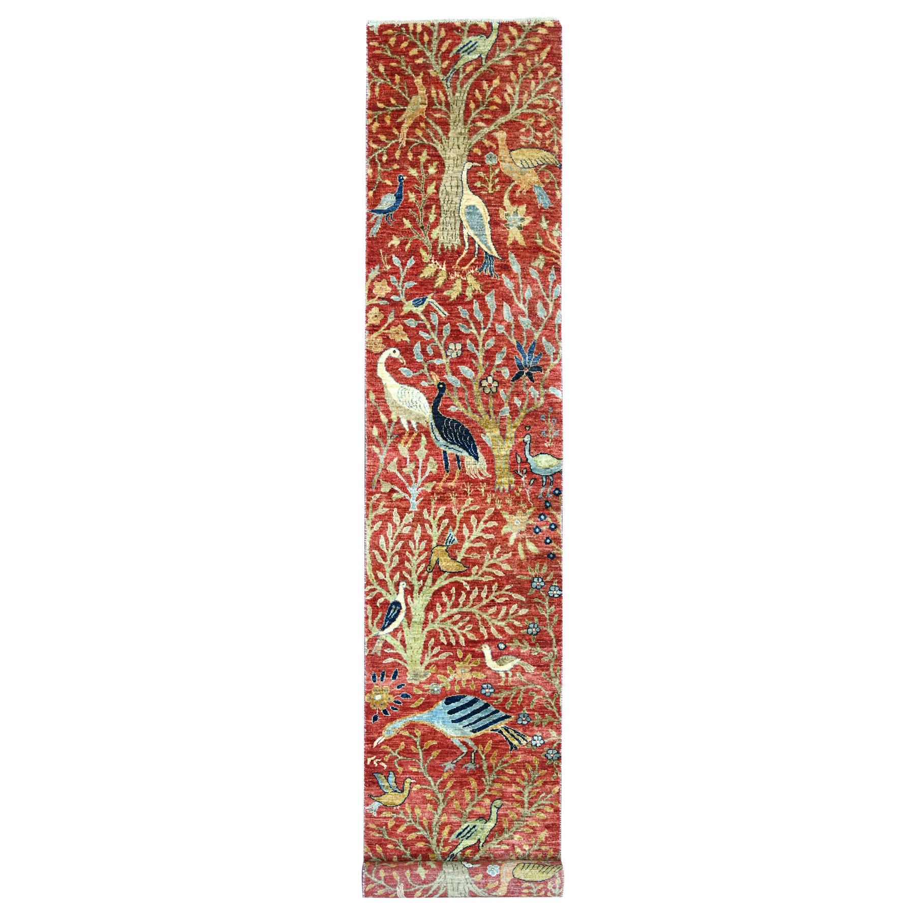 Oushak-And-Peshawar-Hand-Knotted-Rug-114080