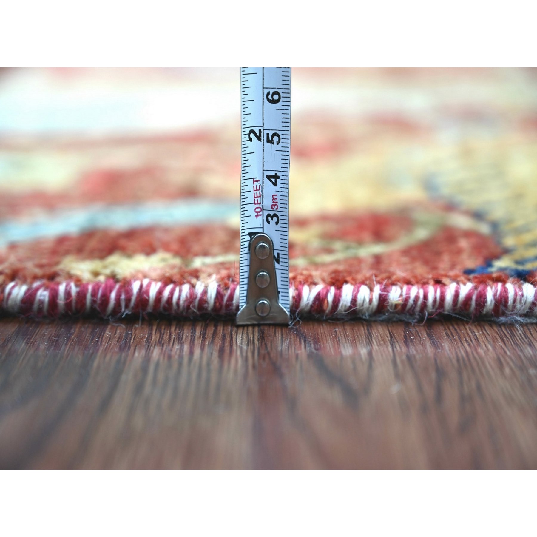 Oushak-And-Peshawar-Hand-Knotted-Rug-114080
