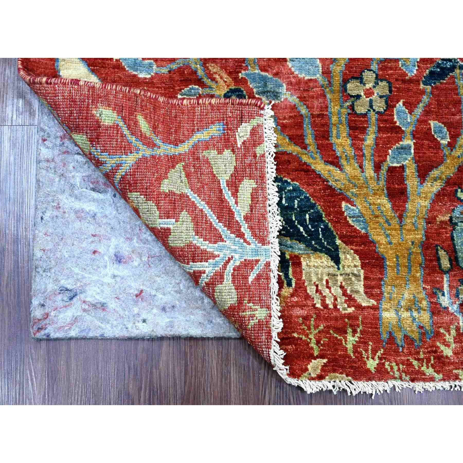 Oushak-And-Peshawar-Hand-Knotted-Rug-114095