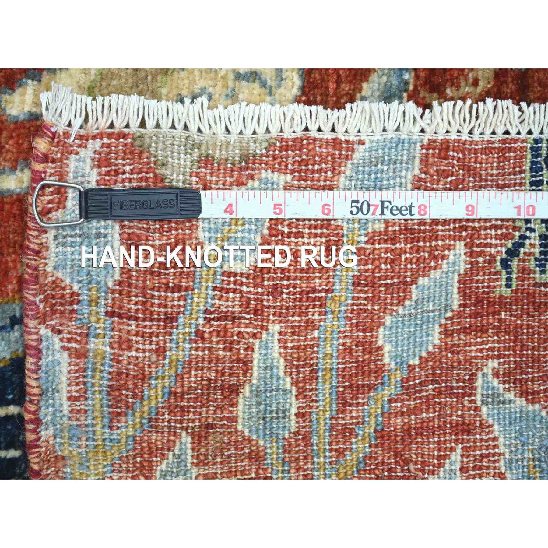 Oushak-And-Peshawar-Hand-Knotted-Rug-114095