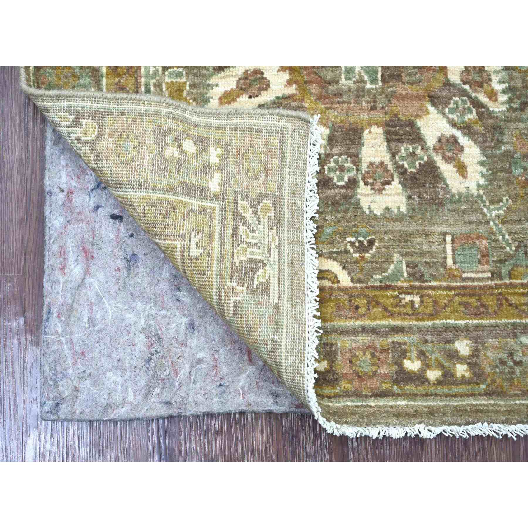 Oushak-And-Peshawar-Hand-Knotted-Rug-114135