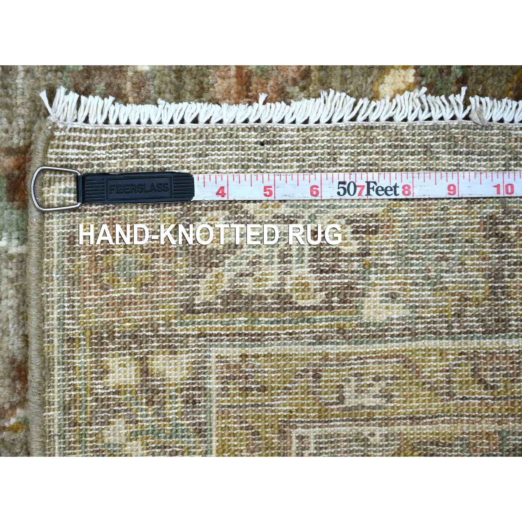 Oushak-And-Peshawar-Hand-Knotted-Rug-114135
