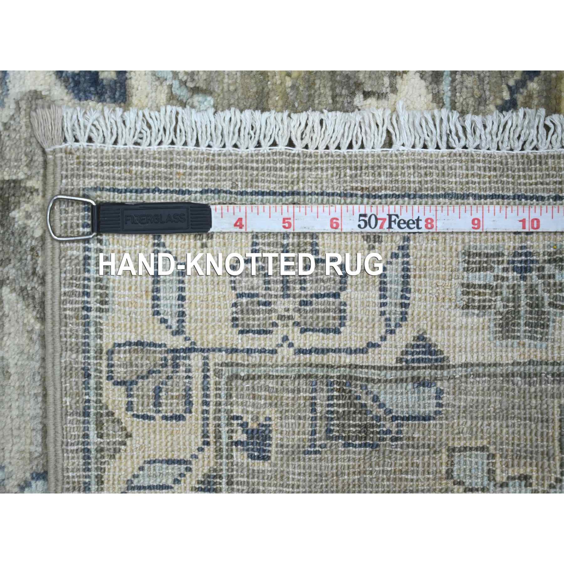 Oushak-And-Peshawar-Hand-Knotted-Rug-114140