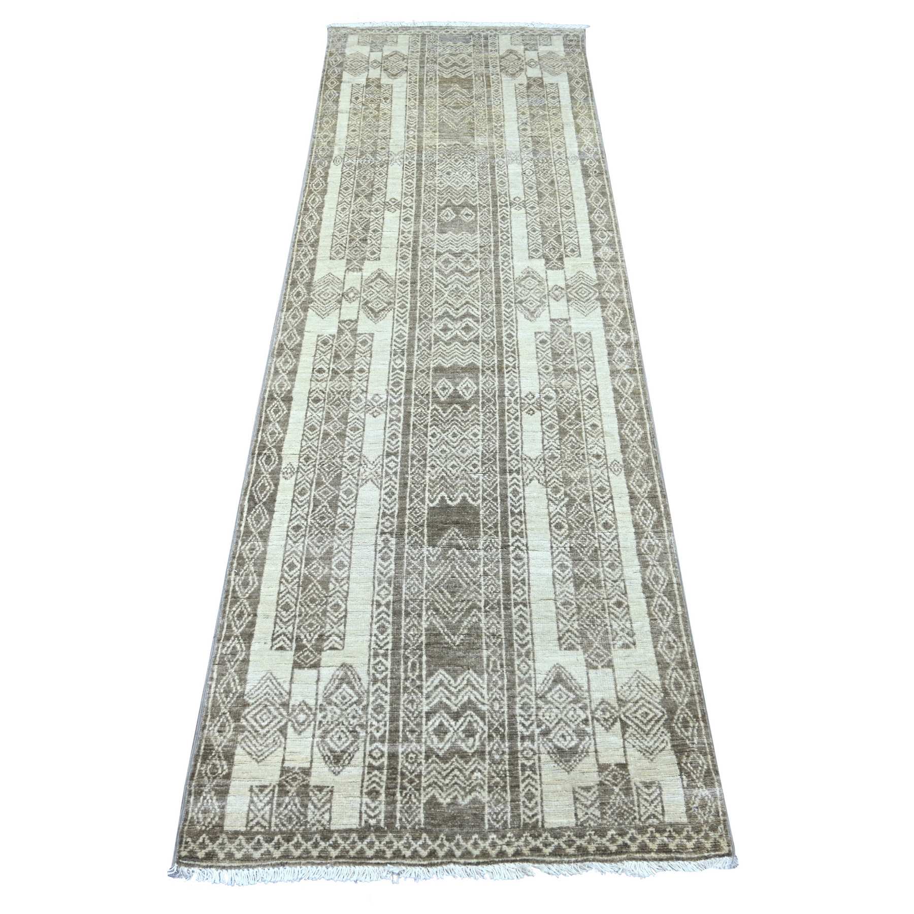 Oushak-And-Peshawar-Hand-Knotted-Rug-114225