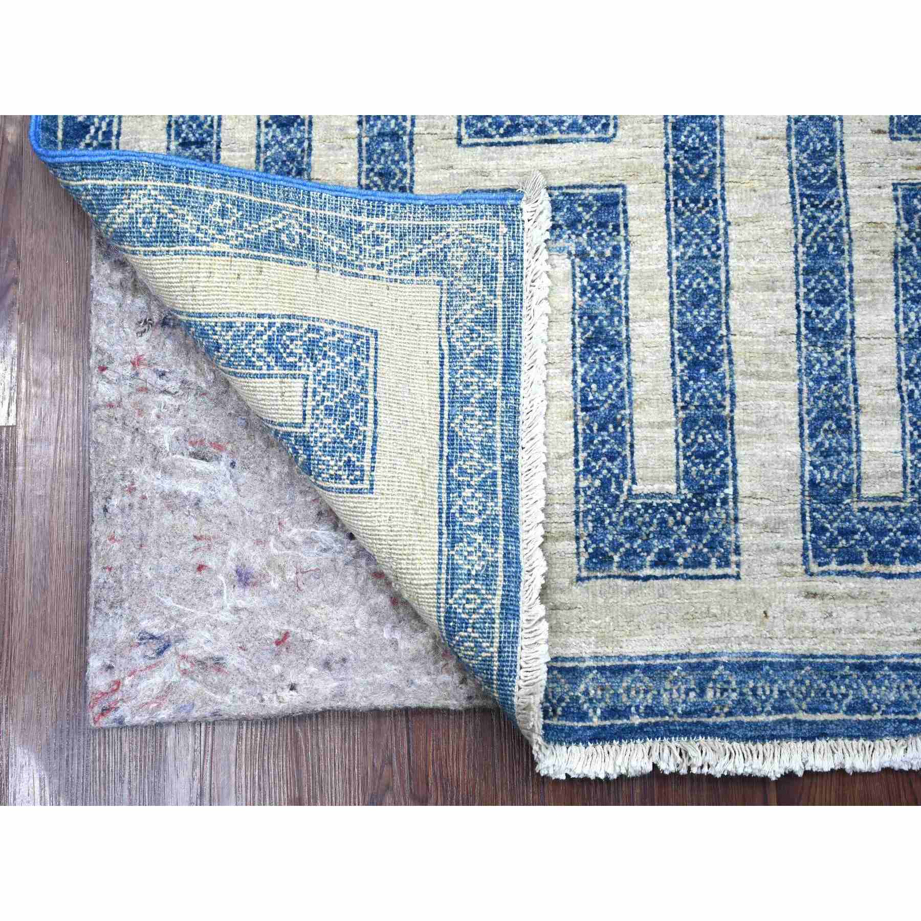 Oushak-And-Peshawar-Hand-Knotted-Rug-114230