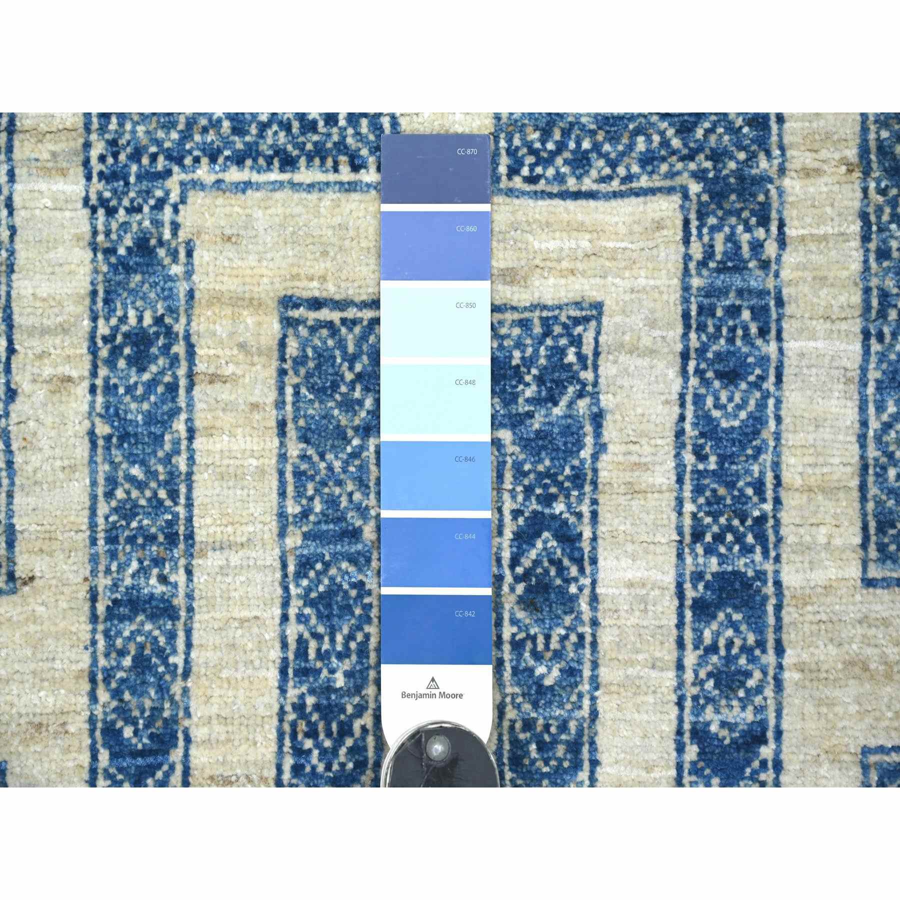 Oushak-And-Peshawar-Hand-Knotted-Rug-114230