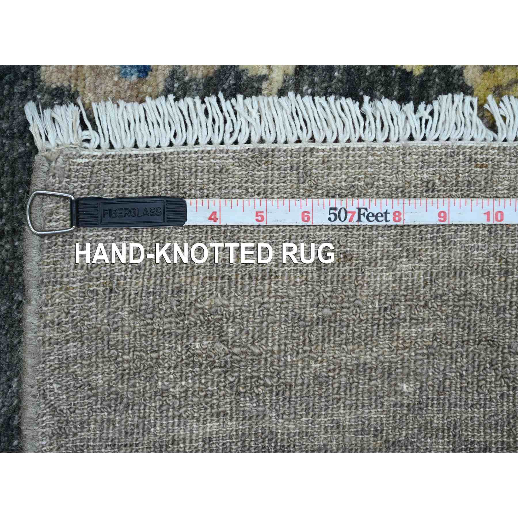 Oushak-And-Peshawar-Hand-Knotted-Rug-114235