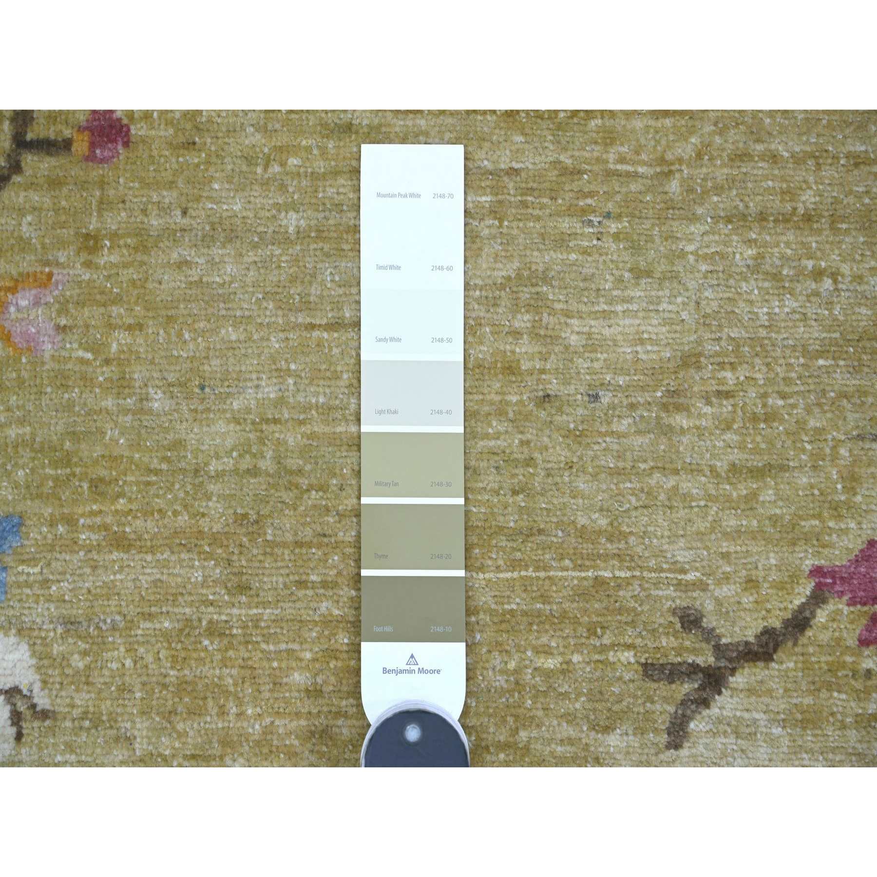 Oushak-And-Peshawar-Hand-Knotted-Rug-114240