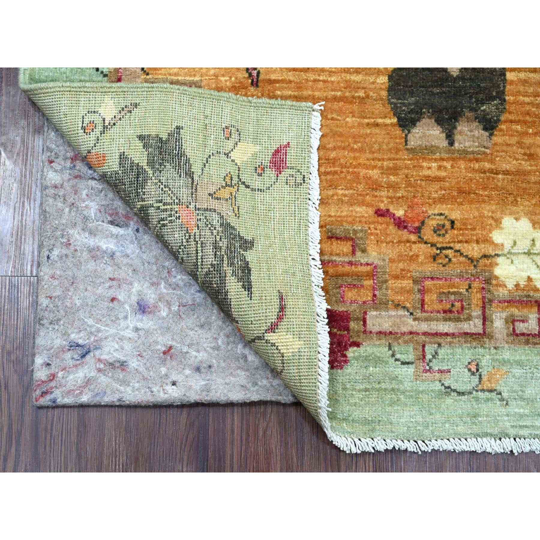 Oushak-And-Peshawar-Hand-Knotted-Rug-114265