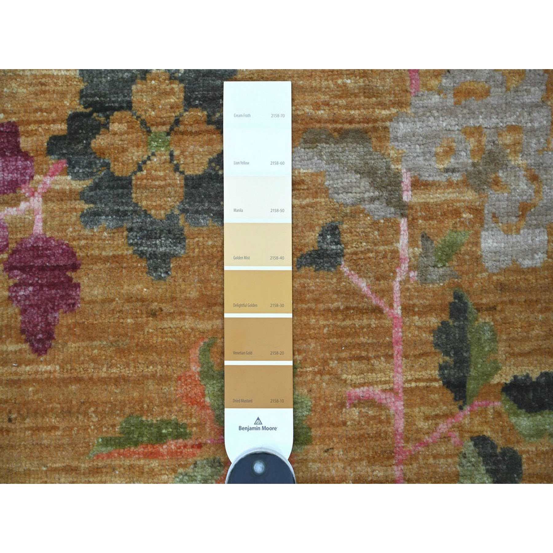 Oushak-And-Peshawar-Hand-Knotted-Rug-114265