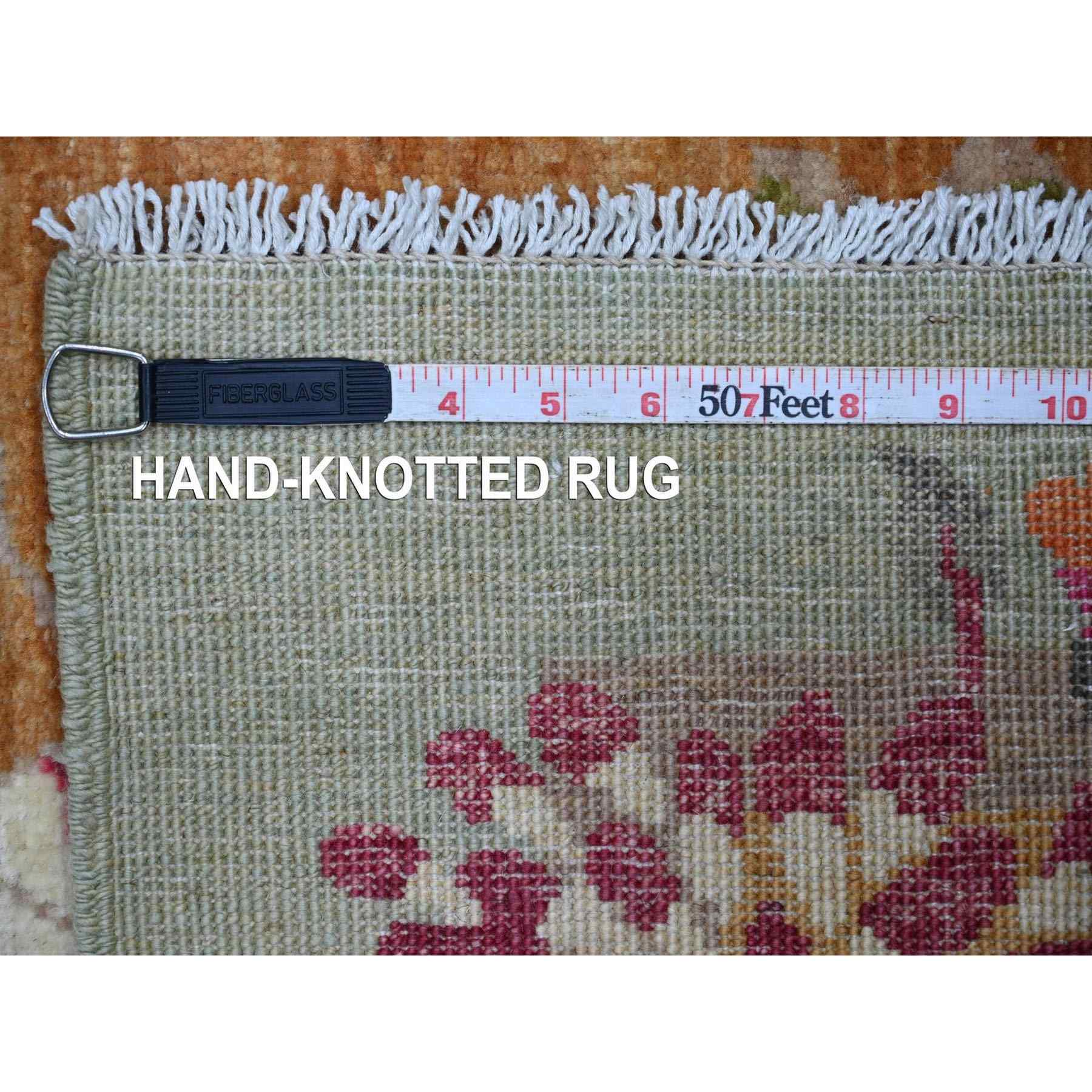 Oushak-And-Peshawar-Hand-Knotted-Rug-114265