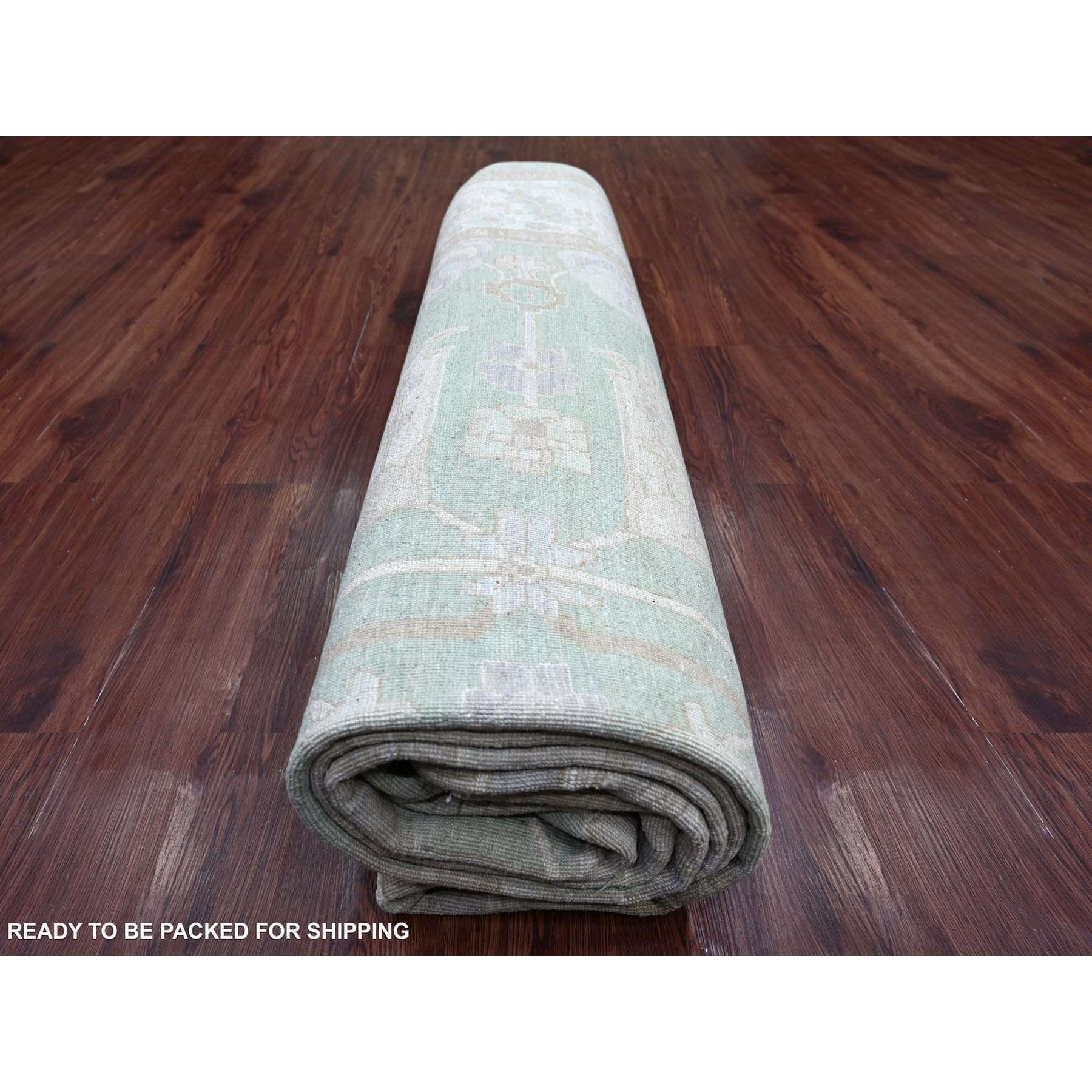 Oushak-And-Peshawar-Hand-Knotted-Rug-114290