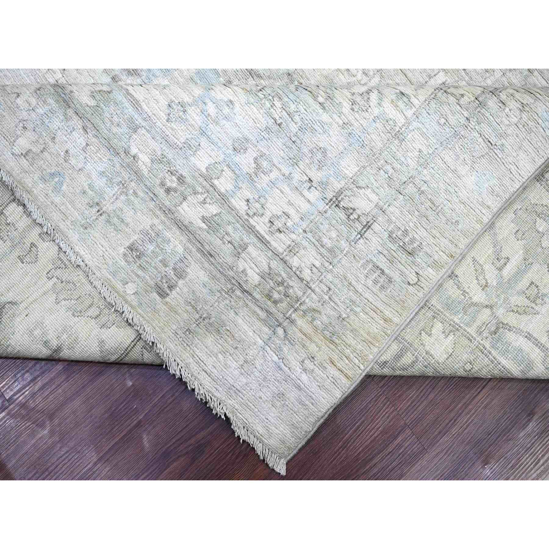 Oushak-And-Peshawar-Hand-Knotted-Rug-114295