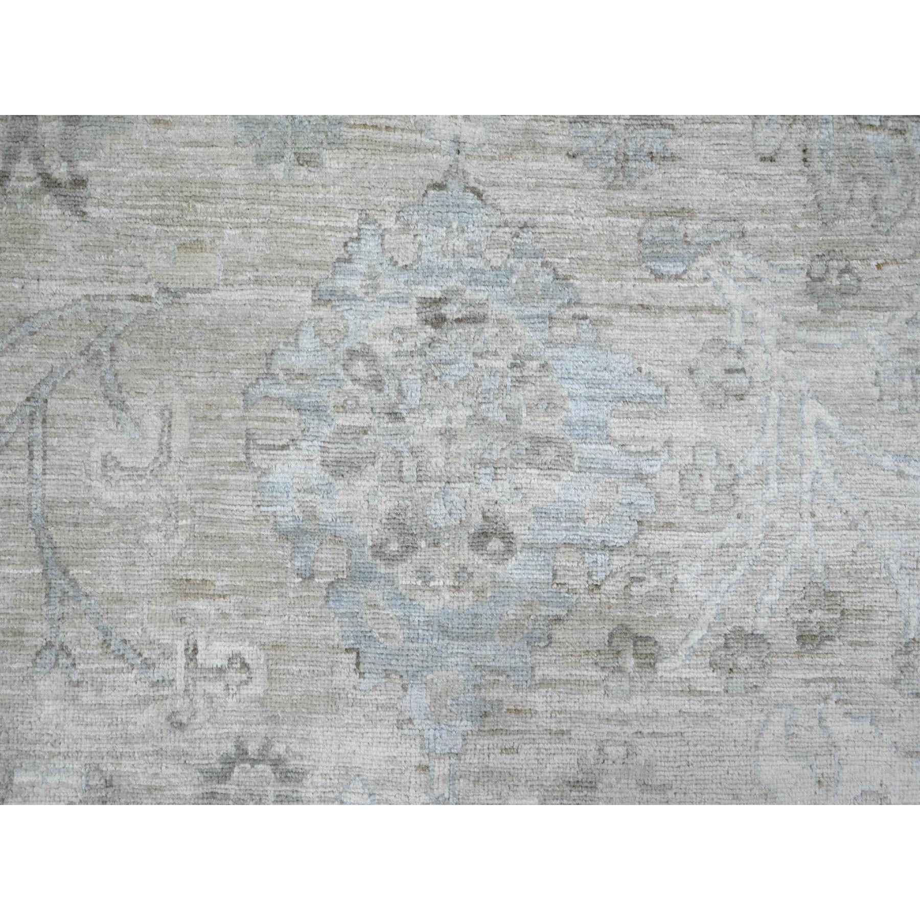 Oushak-And-Peshawar-Hand-Knotted-Rug-114295