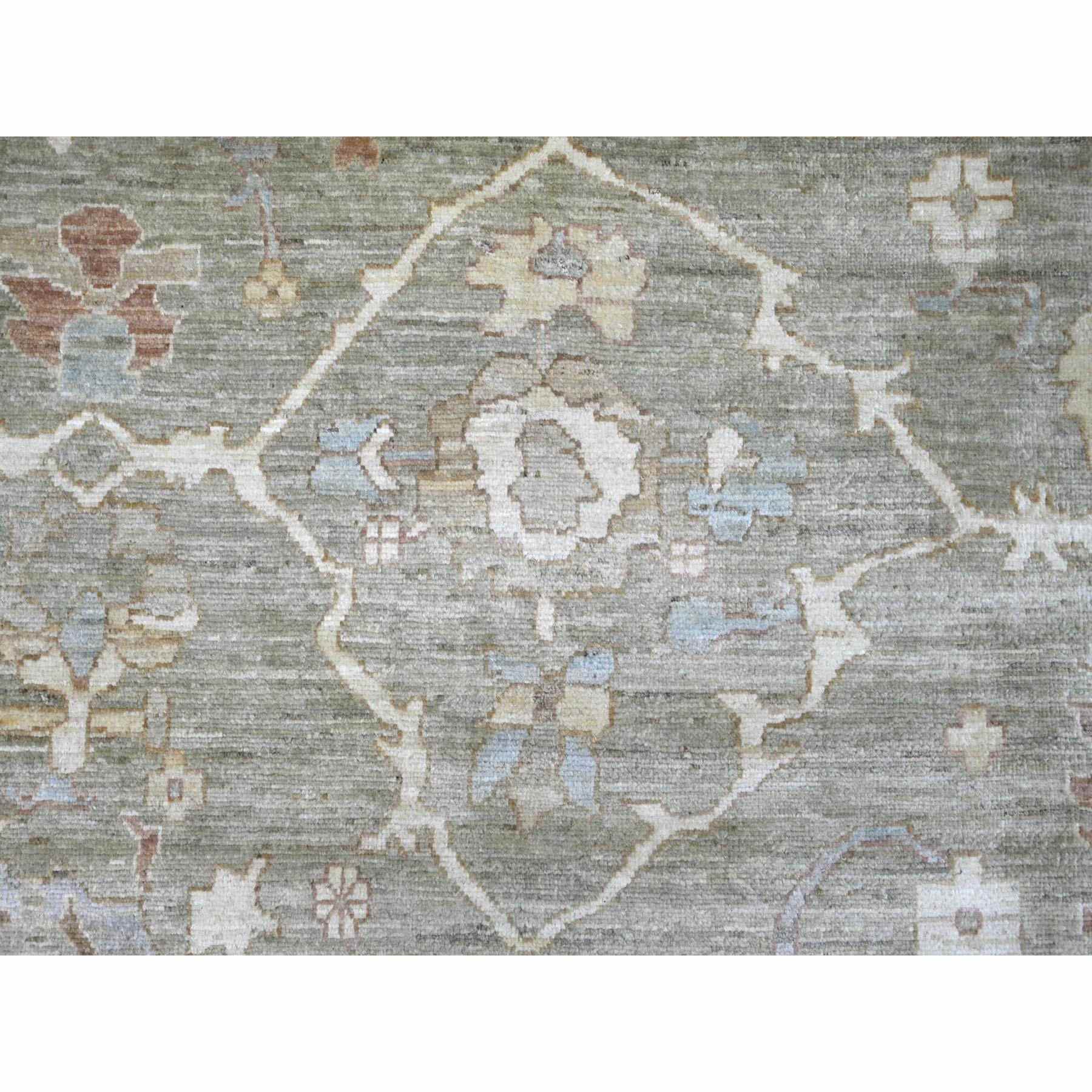 Oushak-And-Peshawar-Hand-Knotted-Rug-114305