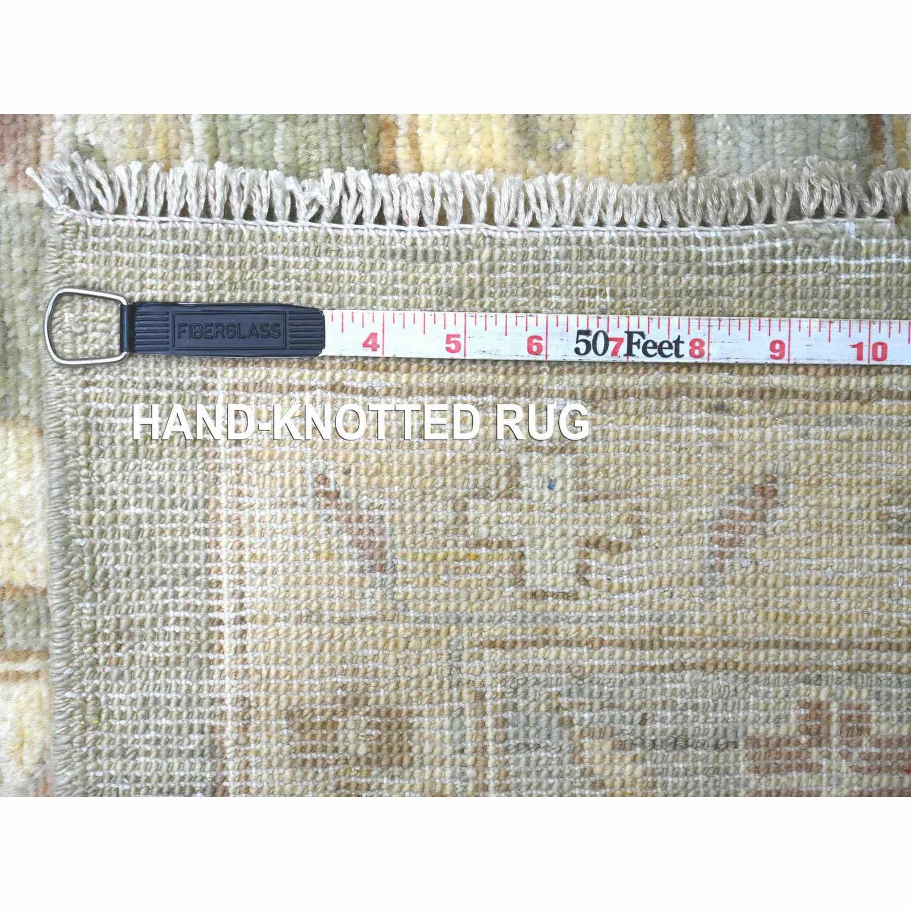 Oushak-And-Peshawar-Hand-Knotted-Rug-114305