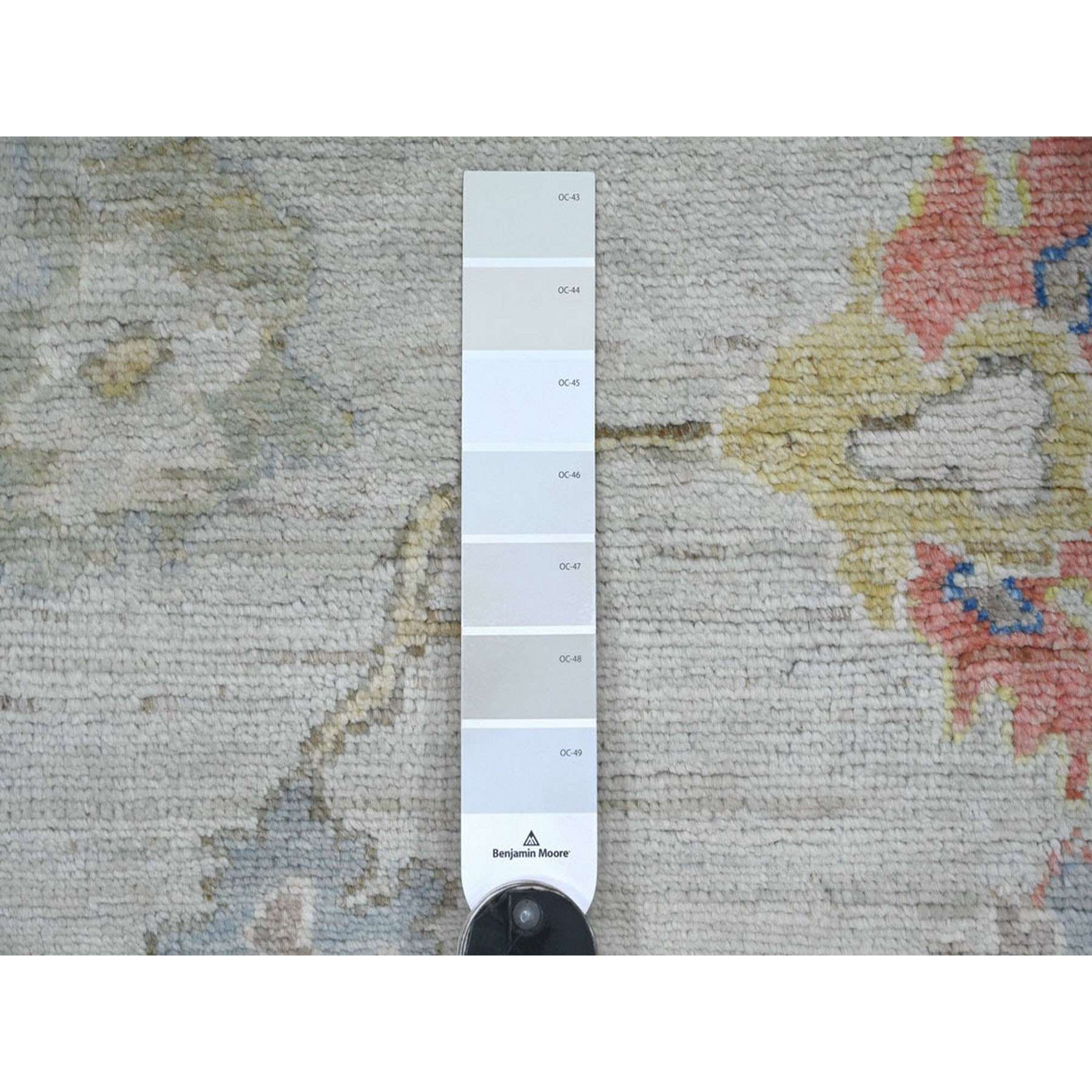 Oushak-And-Peshawar-Hand-Knotted-Rug-114405