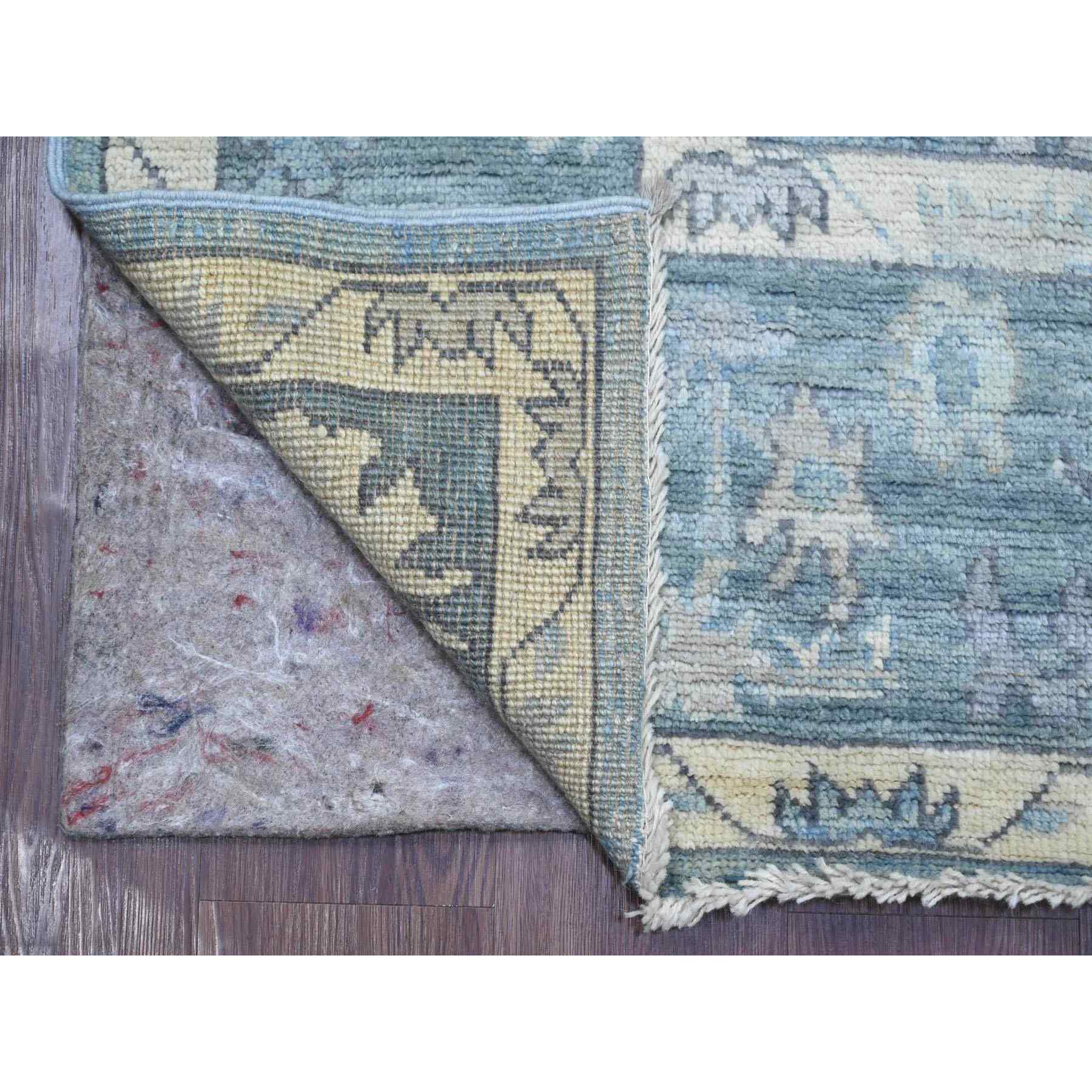 Oushak-And-Peshawar-Hand-Knotted-Rug-114480