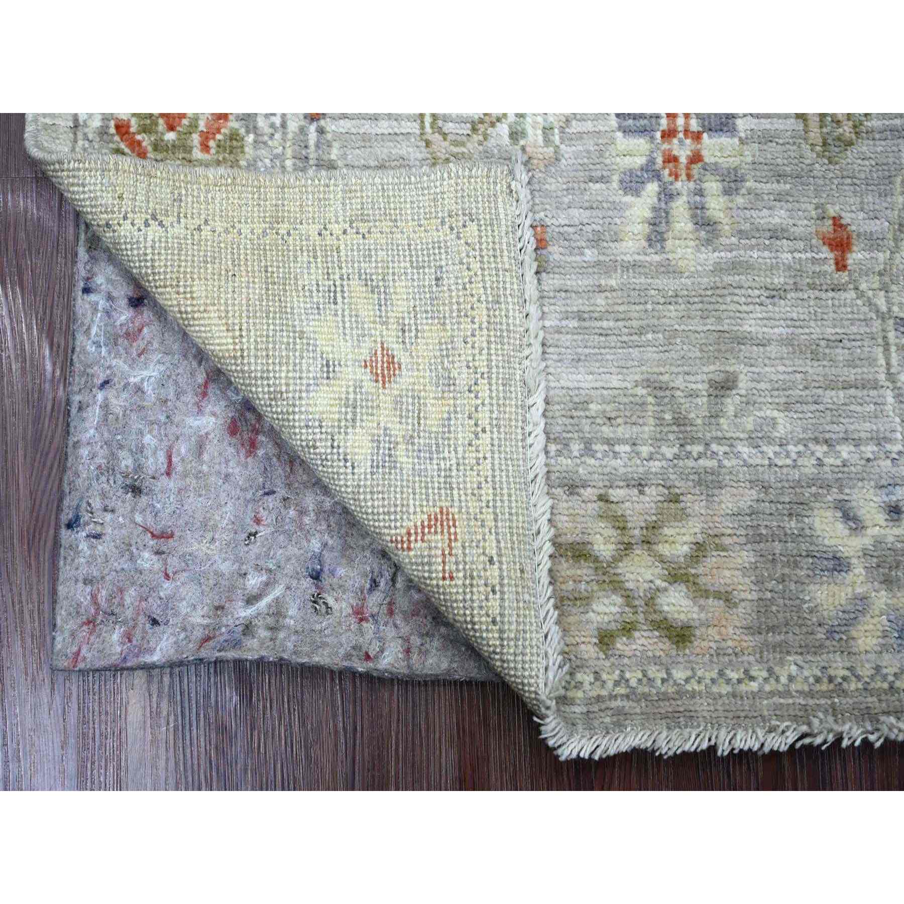 Oushak-And-Peshawar-Hand-Knotted-Rug-114490