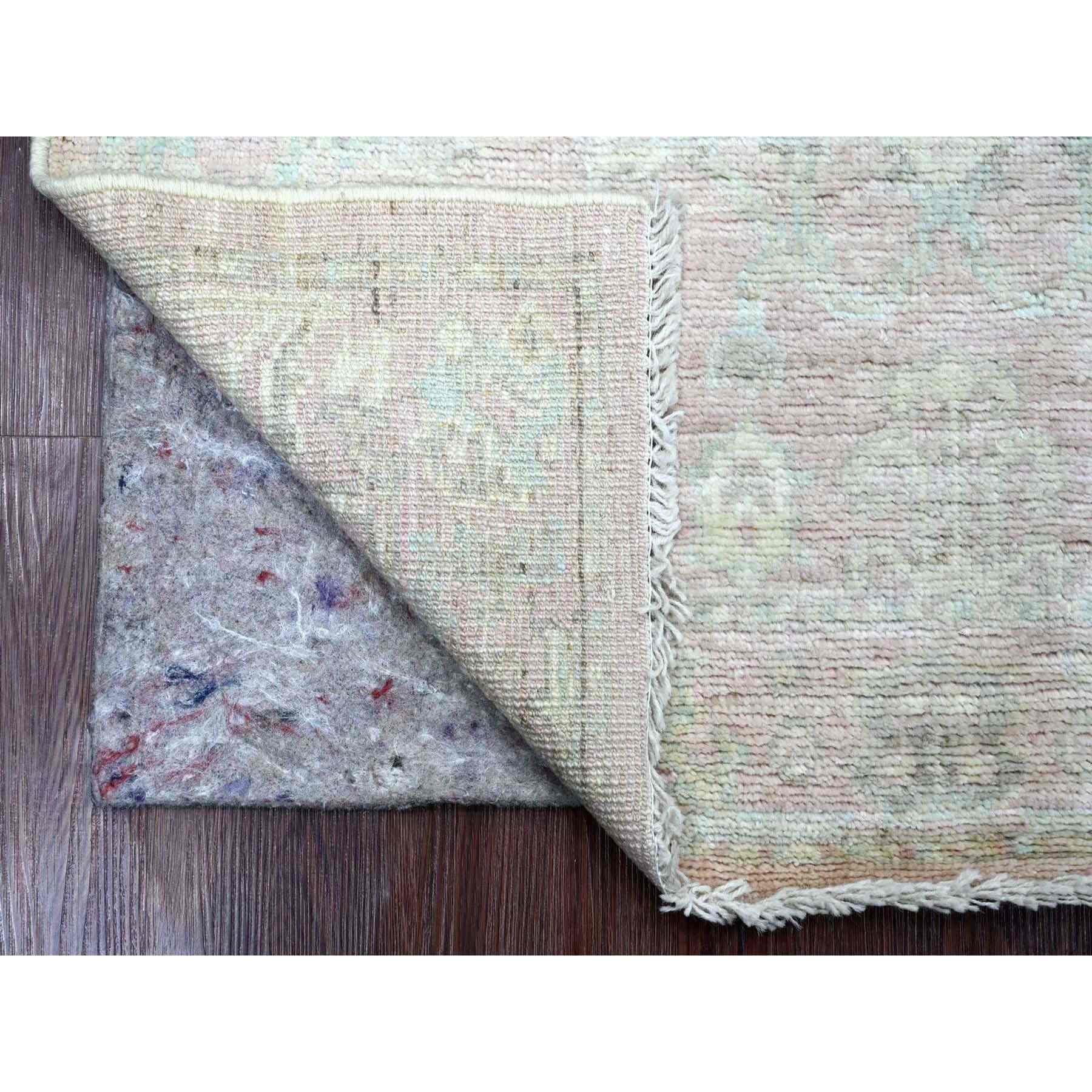 Oushak-And-Peshawar-Hand-Knotted-Rug-114495
