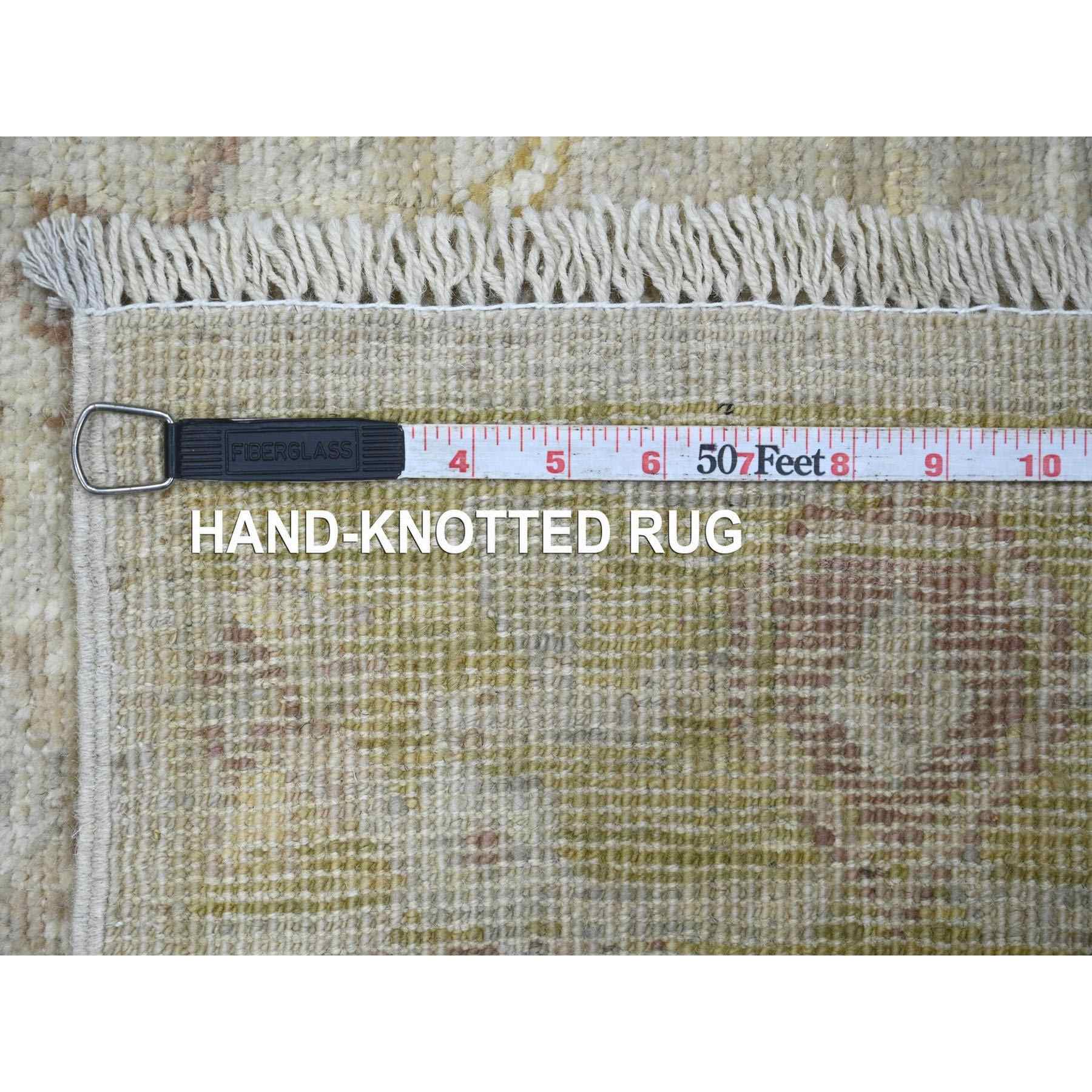 Oushak-And-Peshawar-Hand-Knotted-Rug-114500