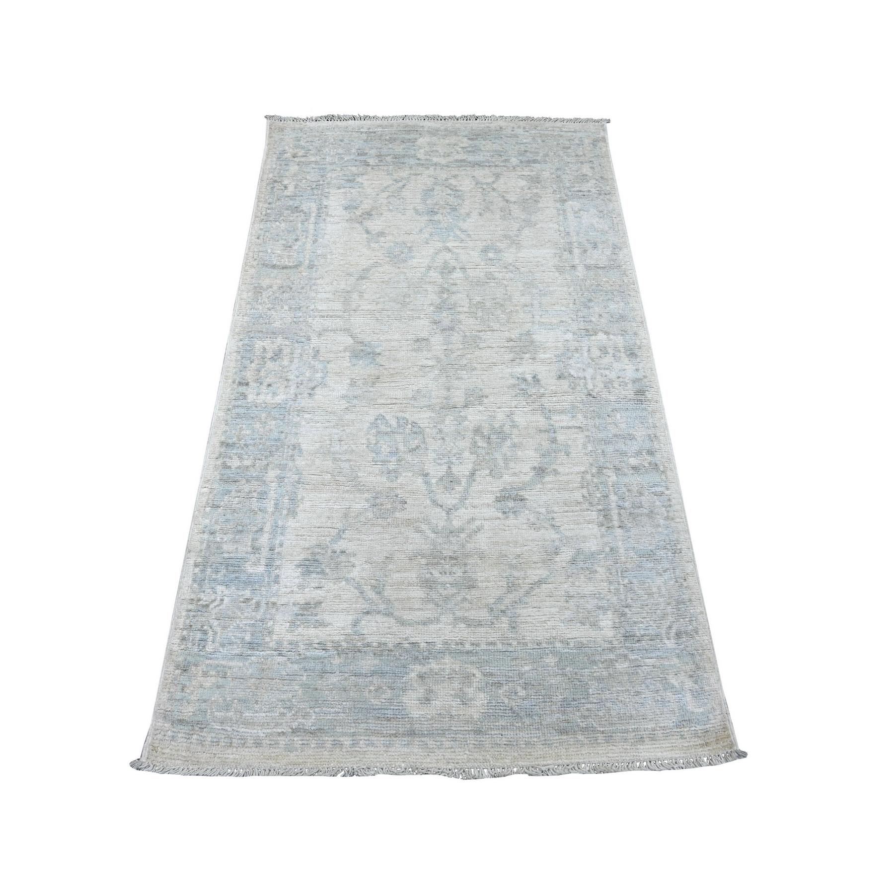 Oushak-And-Peshawar-Hand-Knotted-Rug-114505