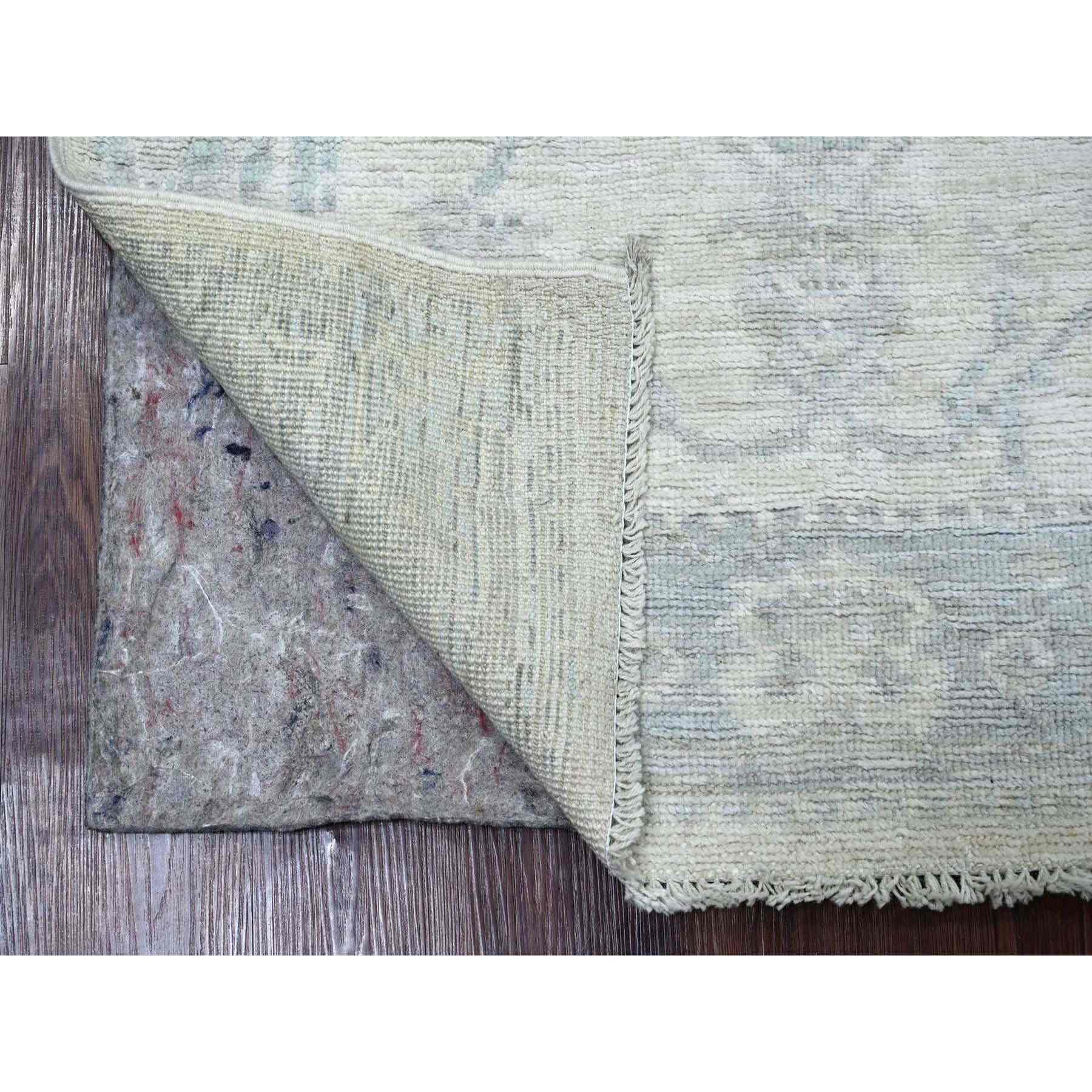 Oushak-And-Peshawar-Hand-Knotted-Rug-114505