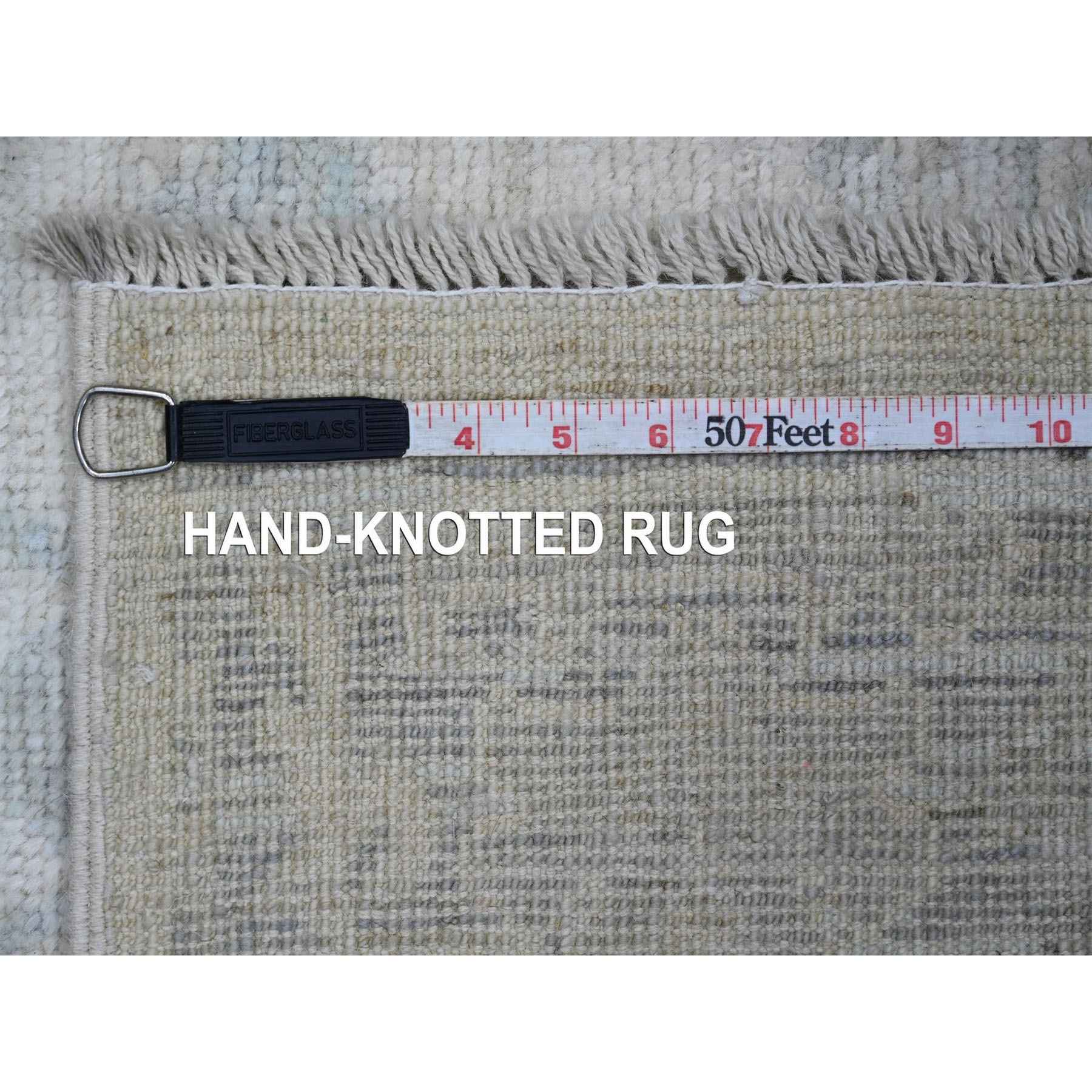 Oushak-And-Peshawar-Hand-Knotted-Rug-114505