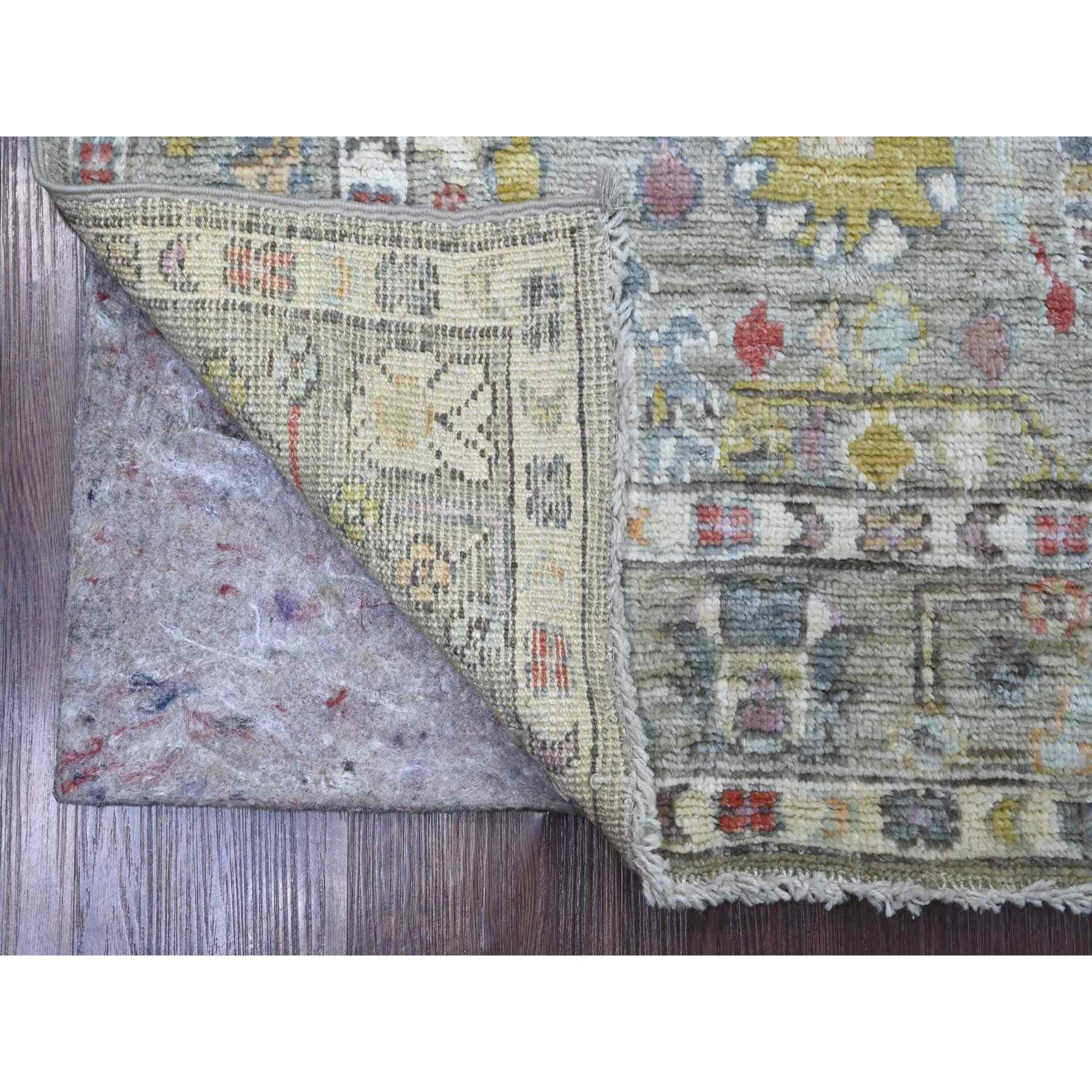 Oushak-And-Peshawar-Hand-Knotted-Rug-114510
