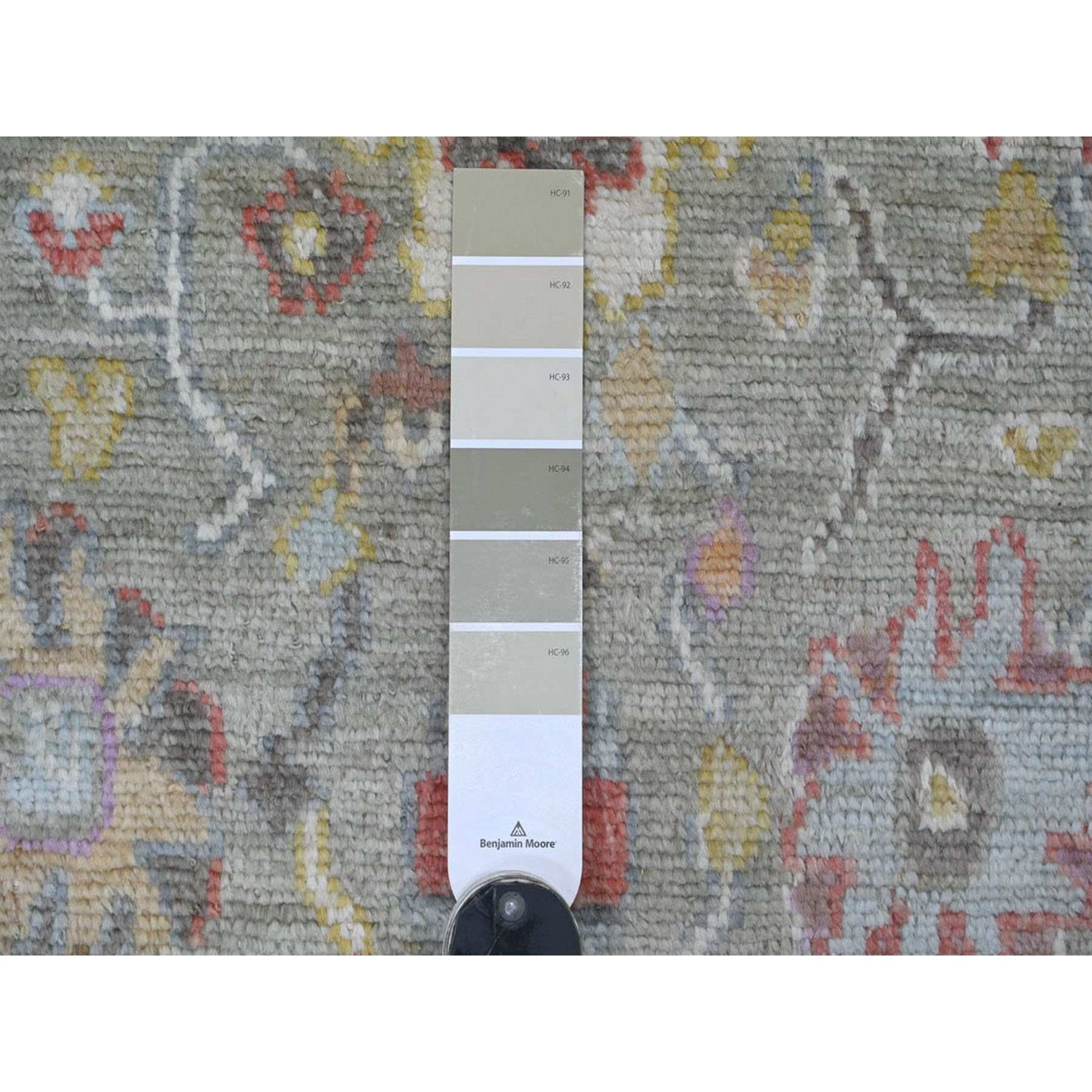 Oushak-And-Peshawar-Hand-Knotted-Rug-114510