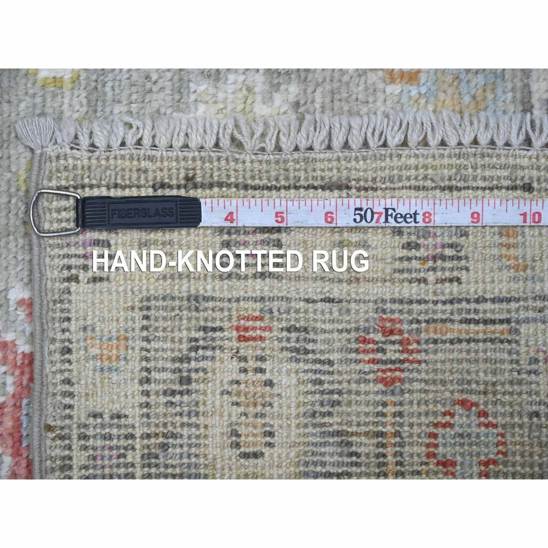 Oushak-And-Peshawar-Hand-Knotted-Rug-114510