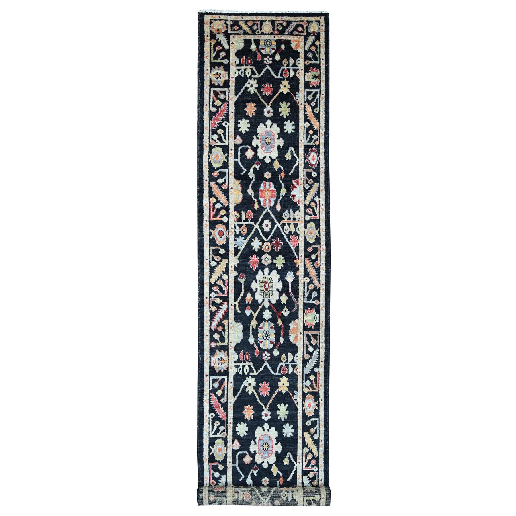Oushak-And-Peshawar-Hand-Knotted-Rug-114520
