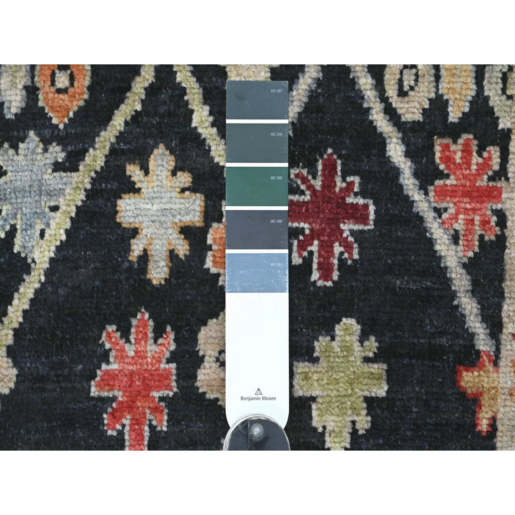 Oushak-And-Peshawar-Hand-Knotted-Rug-114520