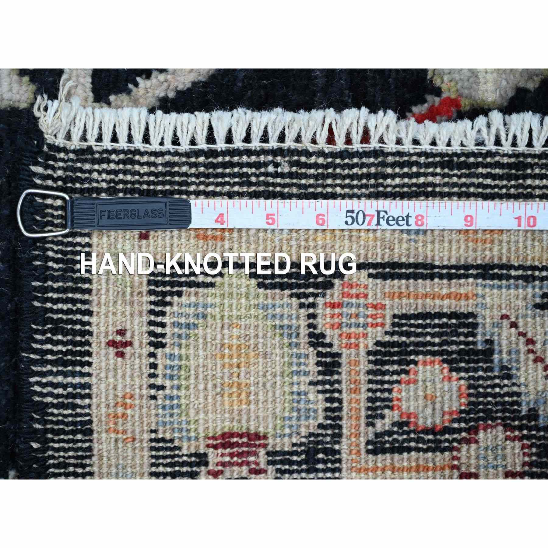 Oushak-And-Peshawar-Hand-Knotted-Rug-114520