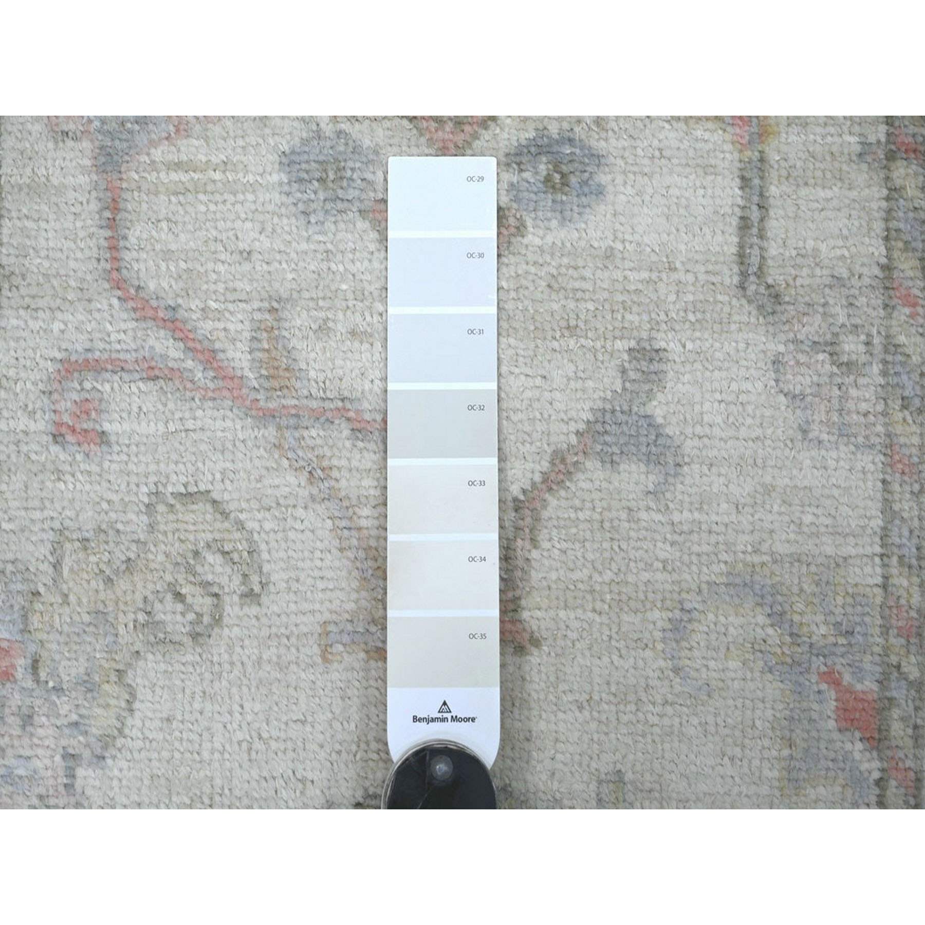 Oushak-And-Peshawar-Hand-Knotted-Rug-114525