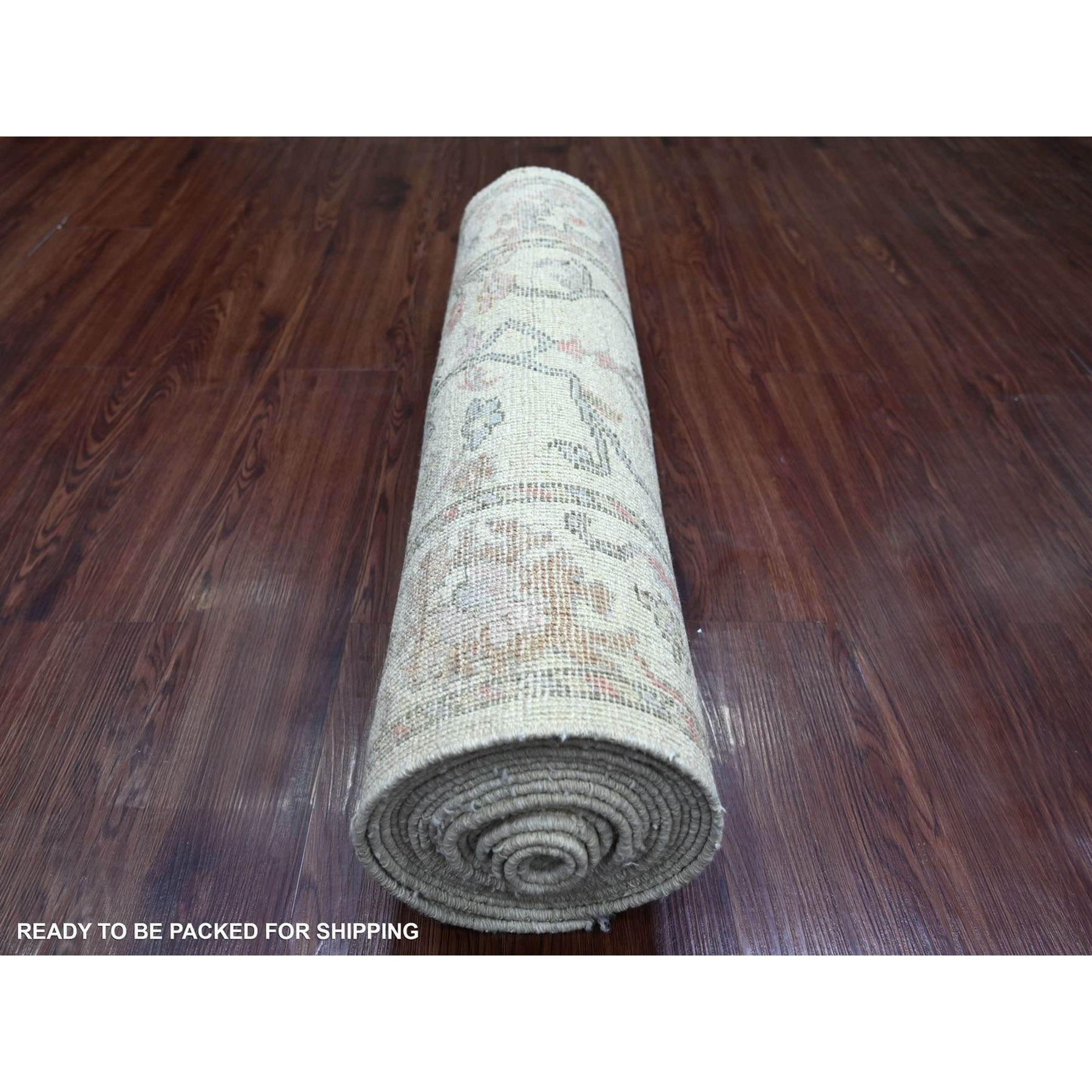 Oushak-And-Peshawar-Hand-Knotted-Rug-114525